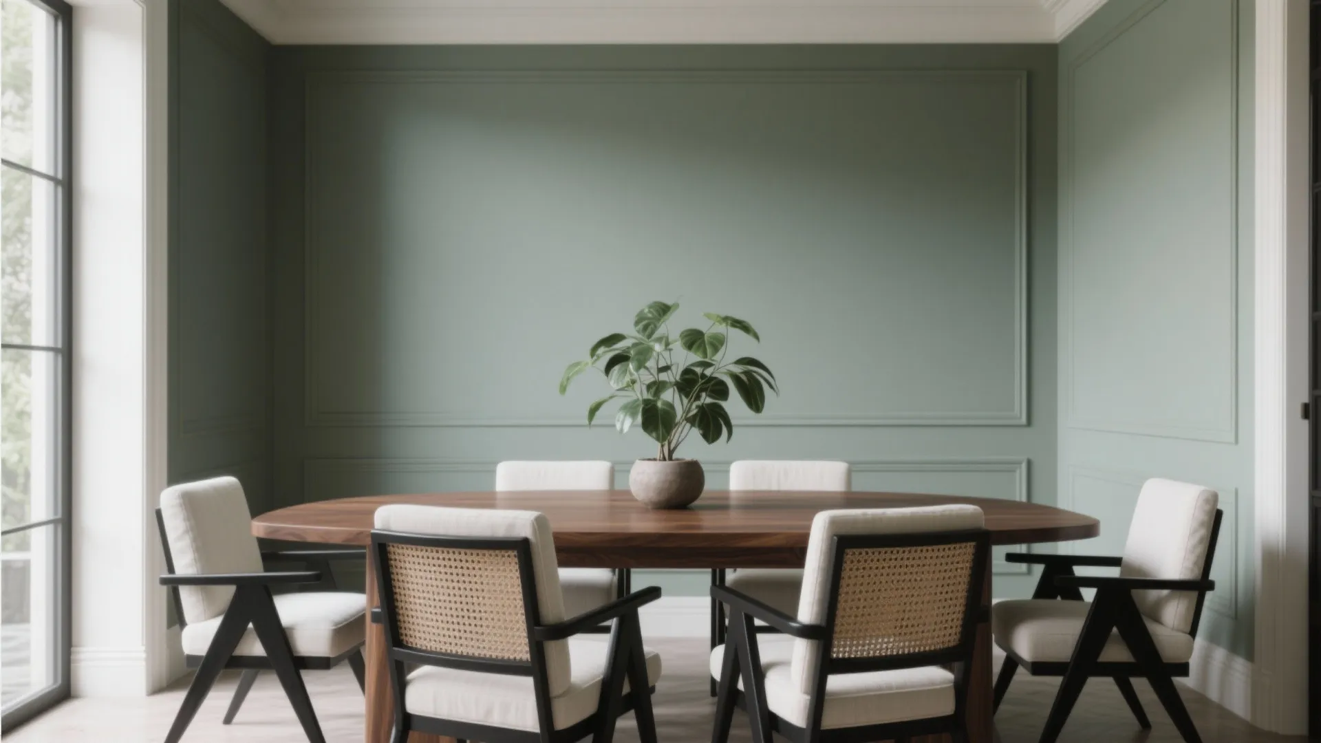 Sage Green and Walnut (Quiet Luxury, Naturally)