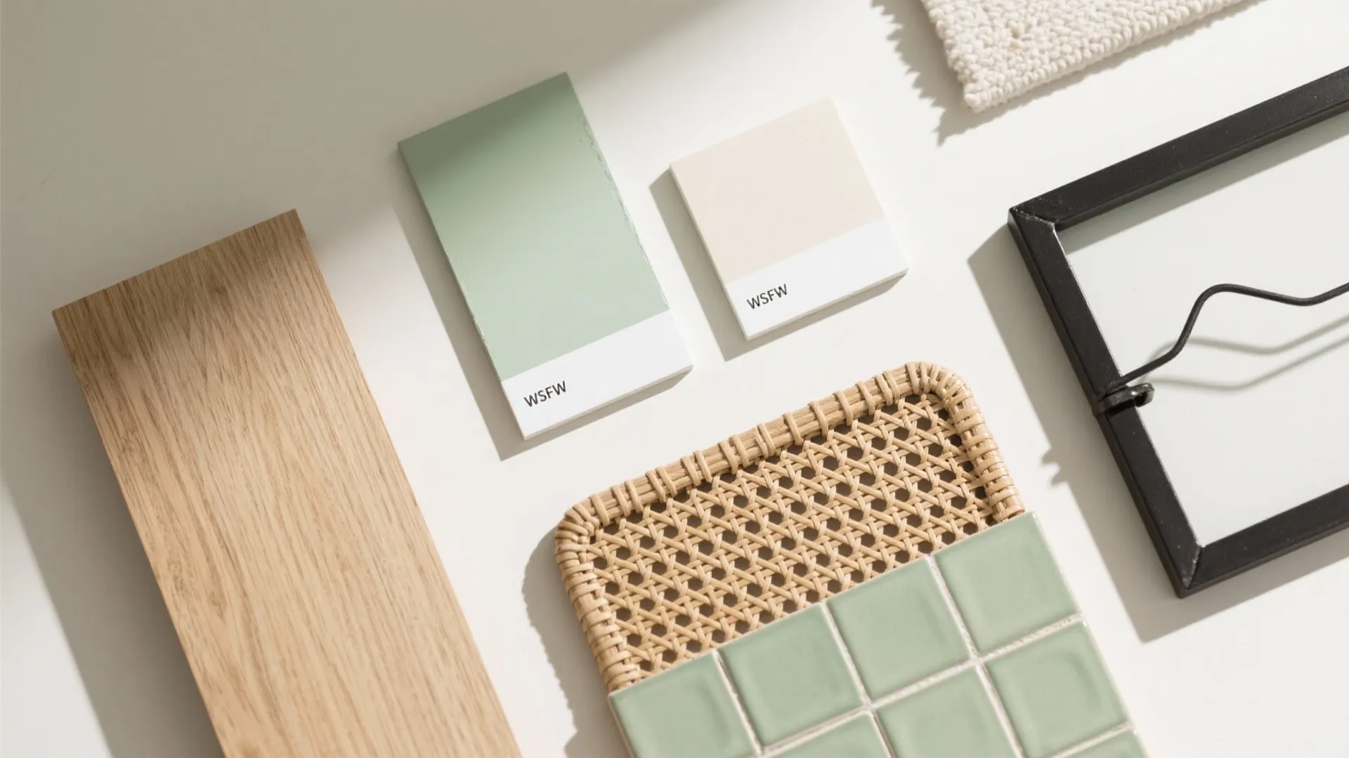 2) Sage Green & Warm White