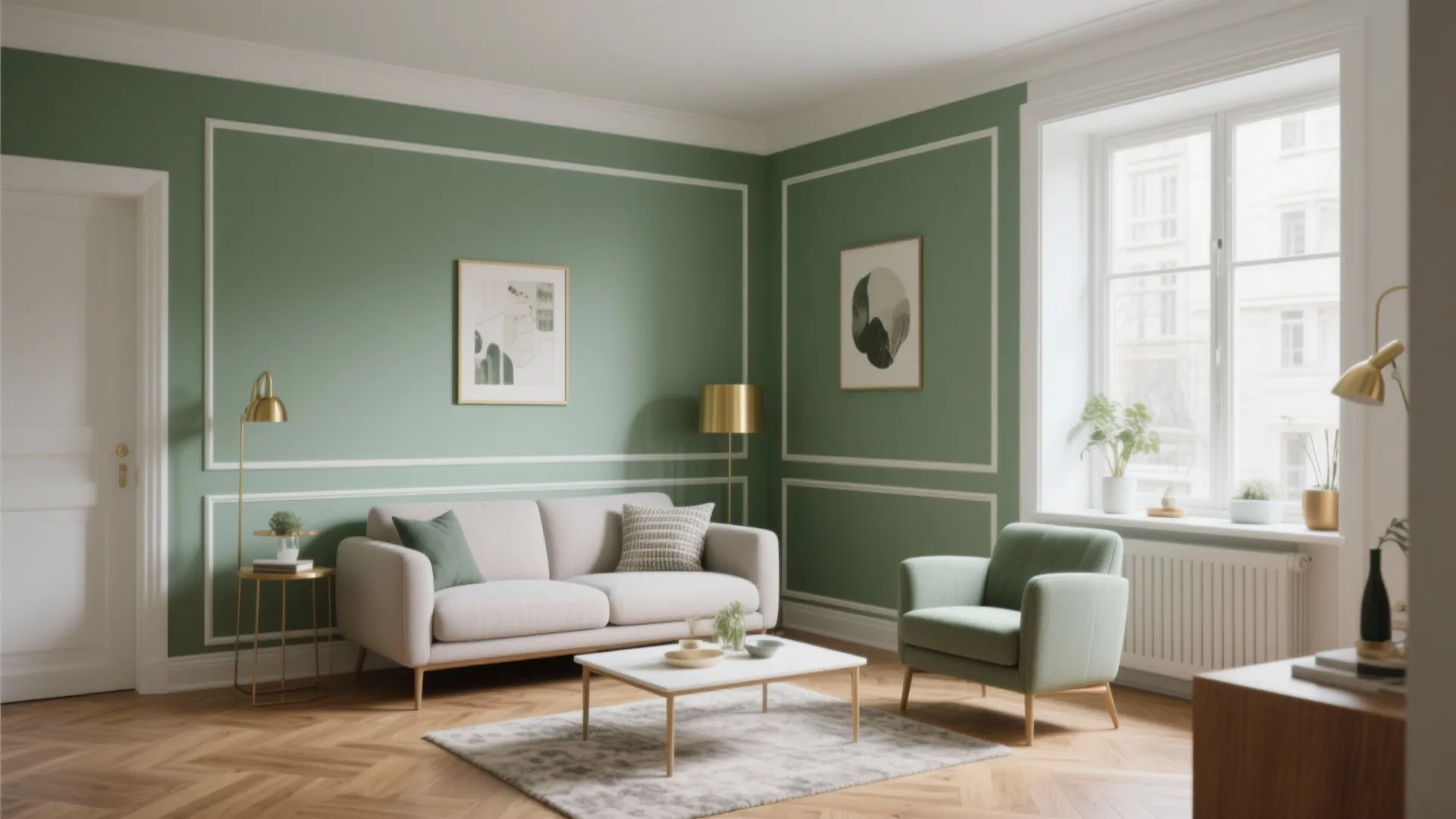 Classic Sage and White Balance