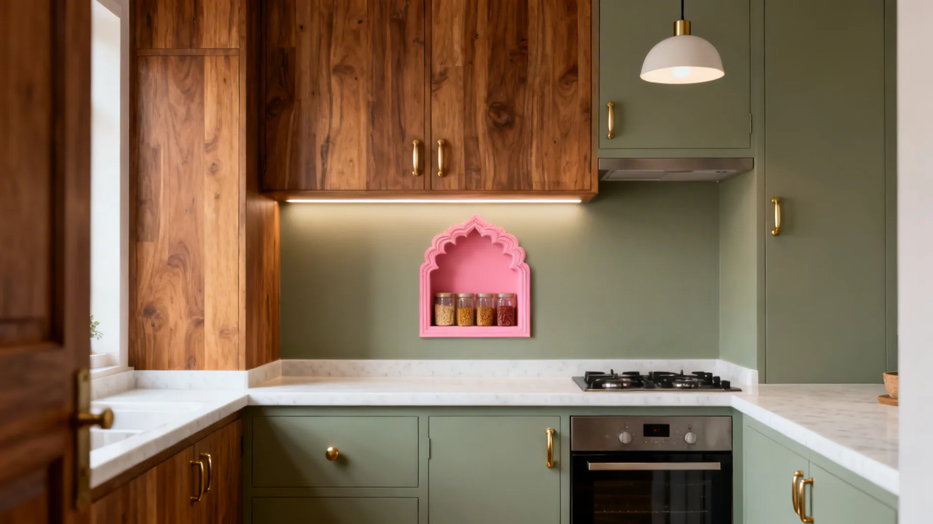 Palette Play: Warm Woods + Jaipur Pink or Sage Green