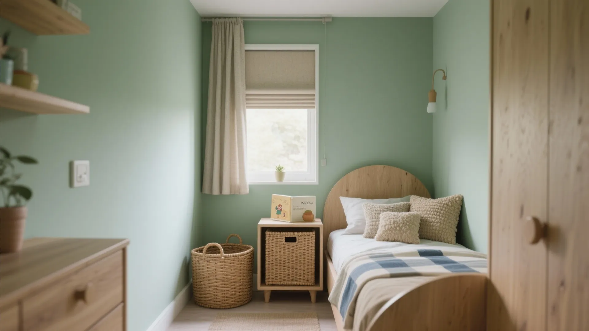 Soft Sage + Natural Wood Calm