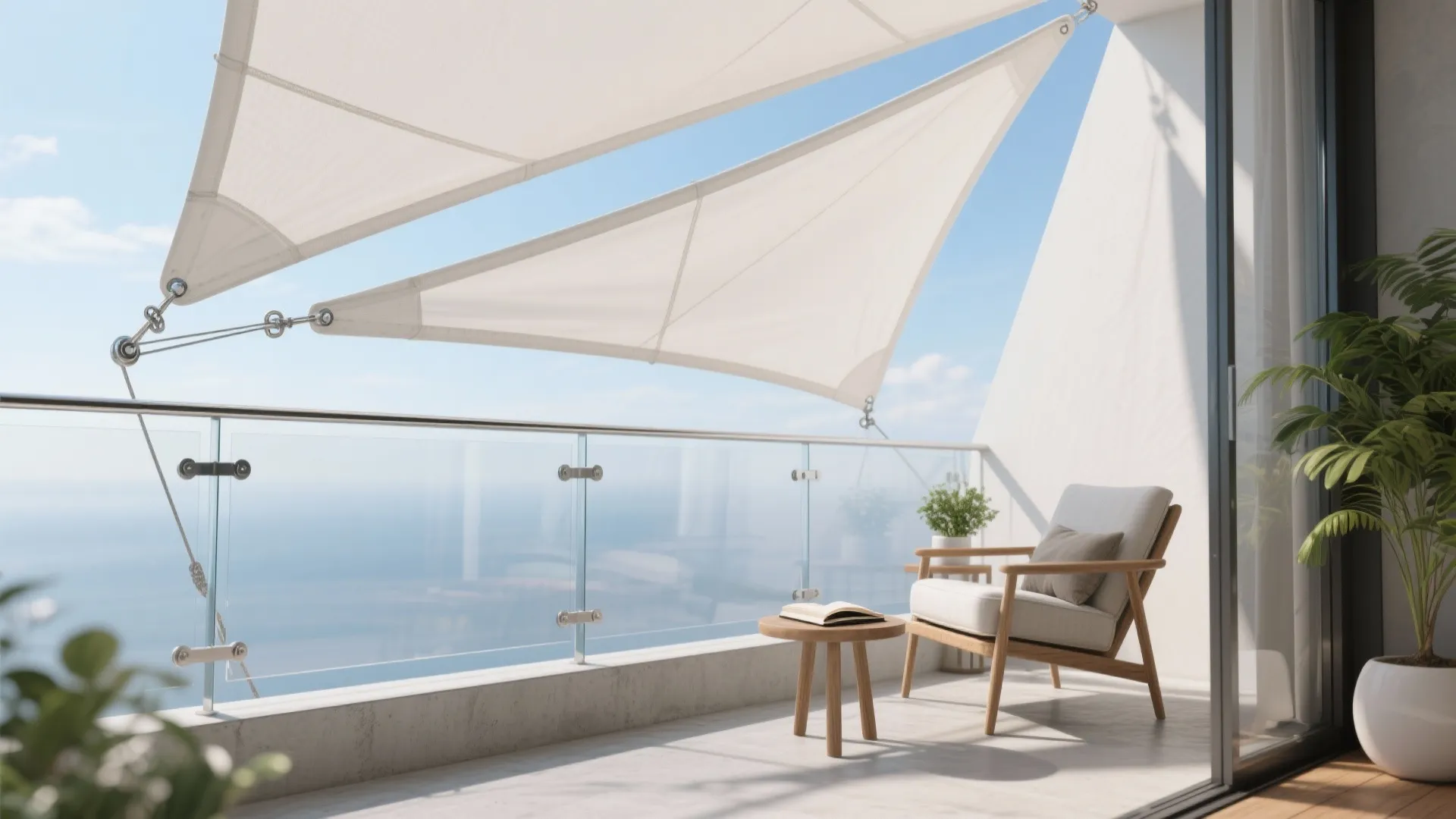 Sail Shades and Clear Edges