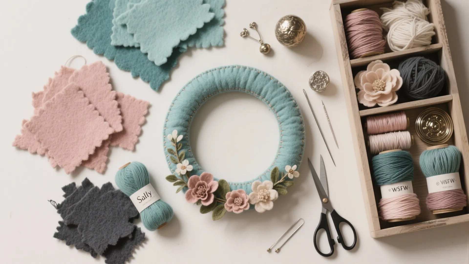 3. Sally Stitch Wreath