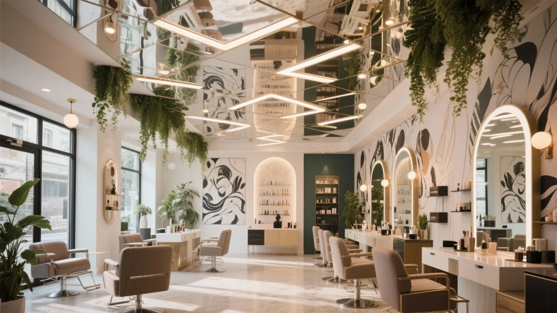 Stunning Salon Ceiling Design Ideas: Elevate Your Salon with Unique Ceiling Concepts