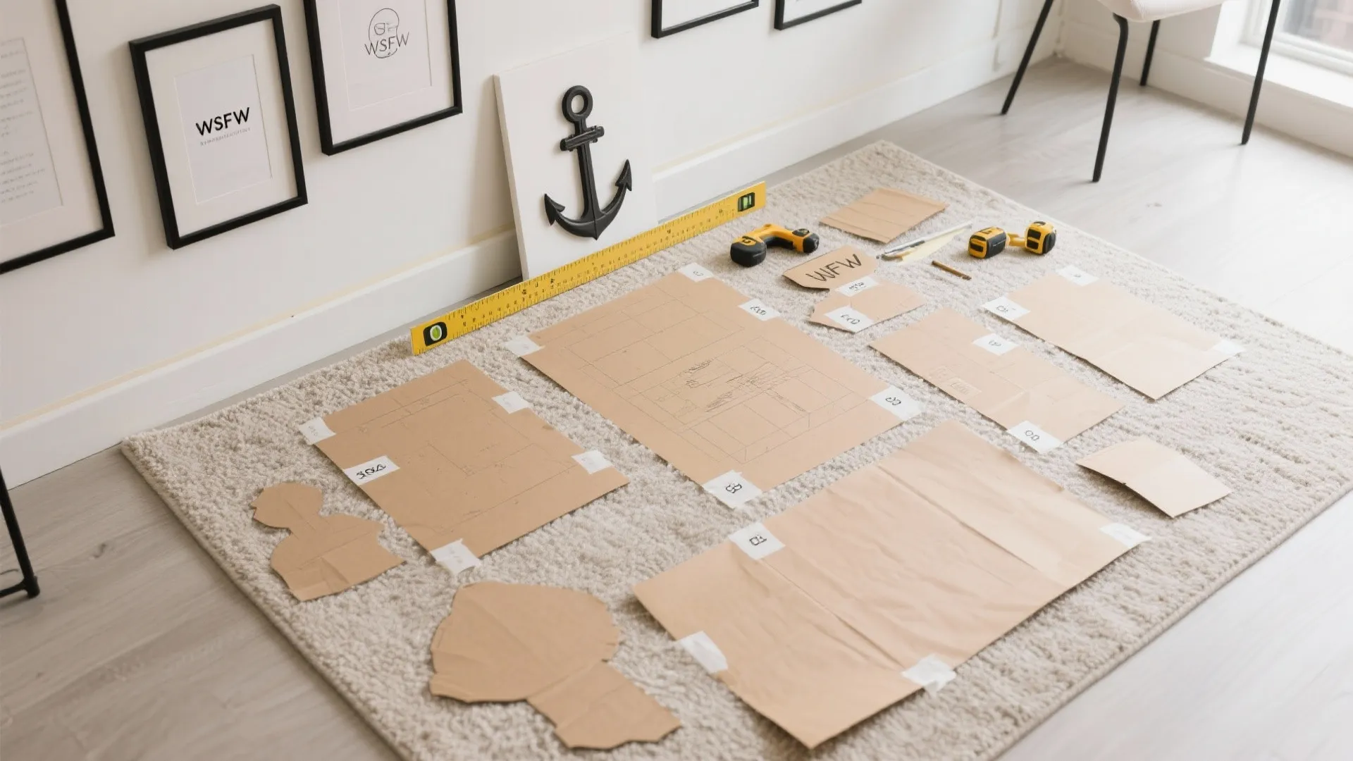 3) Salon-Wall Storytelling with Mixed Frames