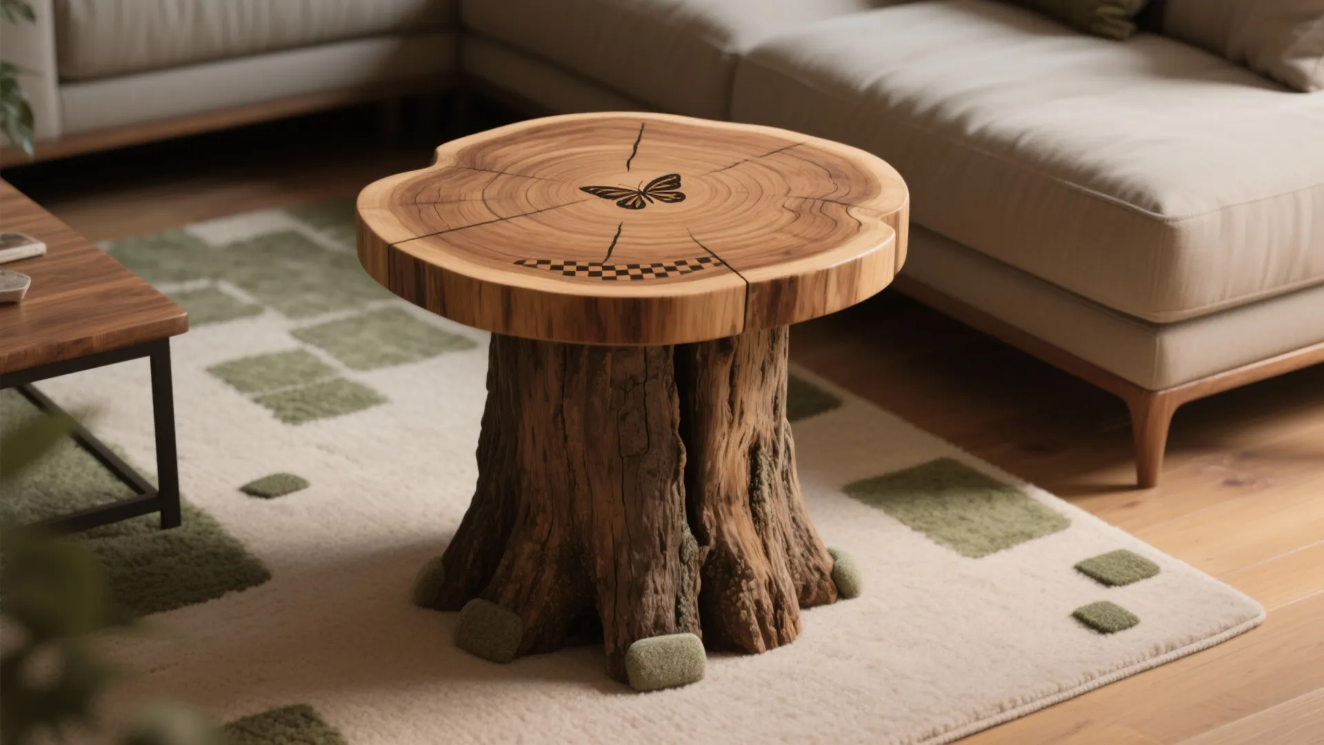 Tree Stump Table DIY: Create a Rustic Home Accent: Fast-Track Guide to Crafting a Tree Stump Table in Minutes