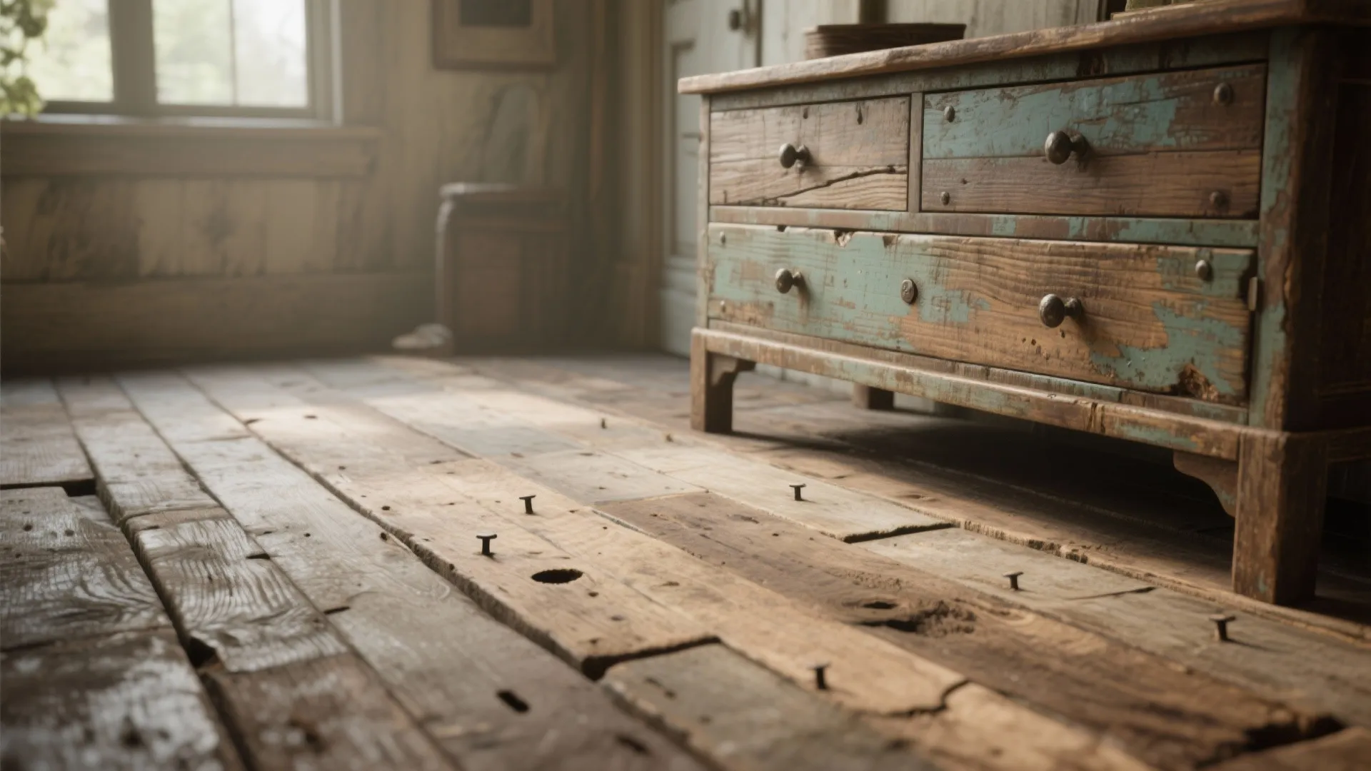 2. Salvaged wood and patina: character with a conscience