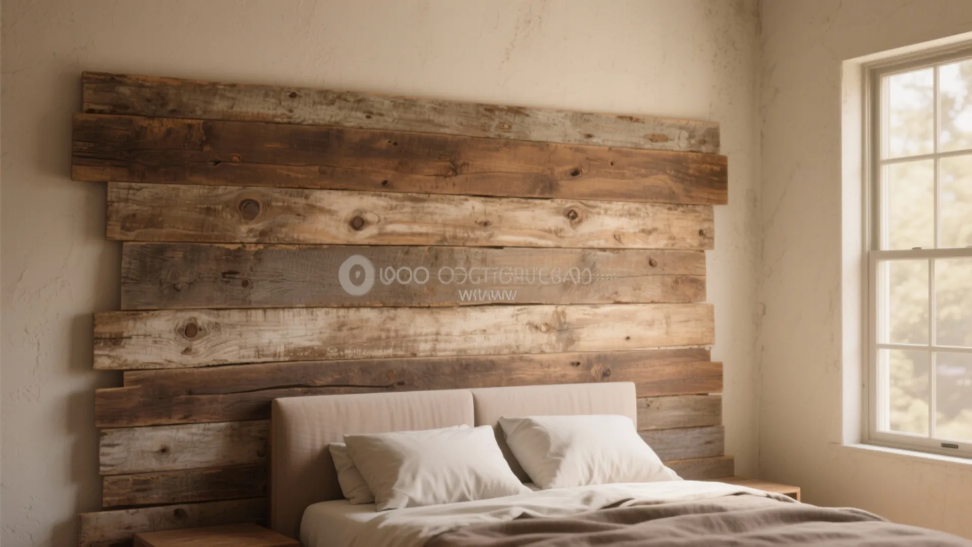 1. Salvaged Wood Accent Wall