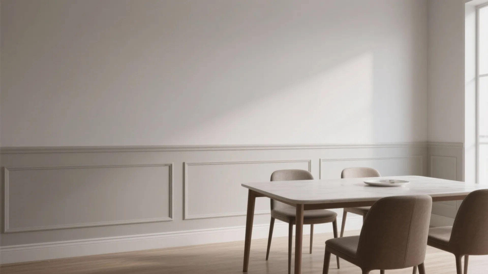 8. Painted Rail Same Color as Wall