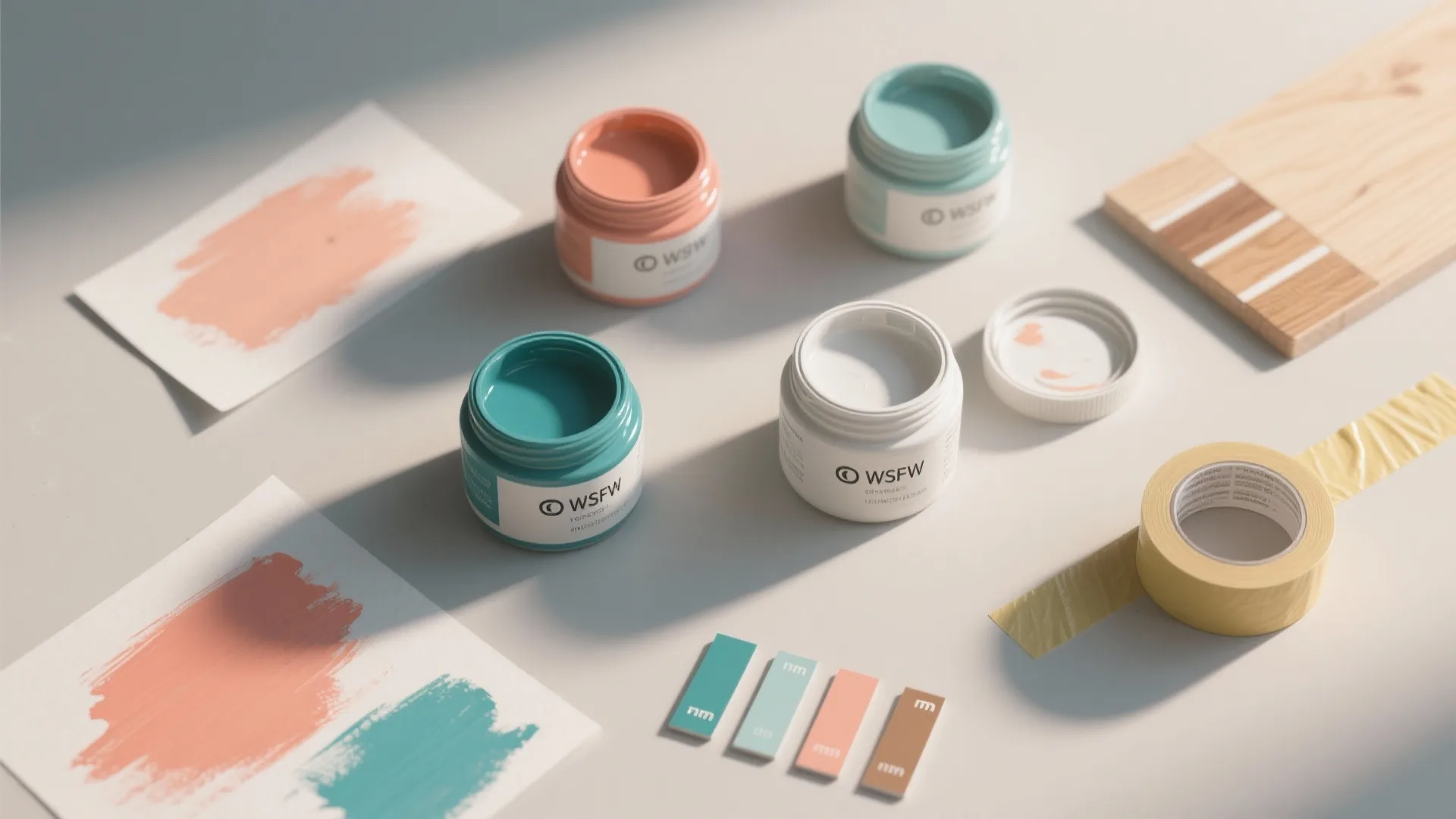 Inspiration 1: Use sample pots for confident accents