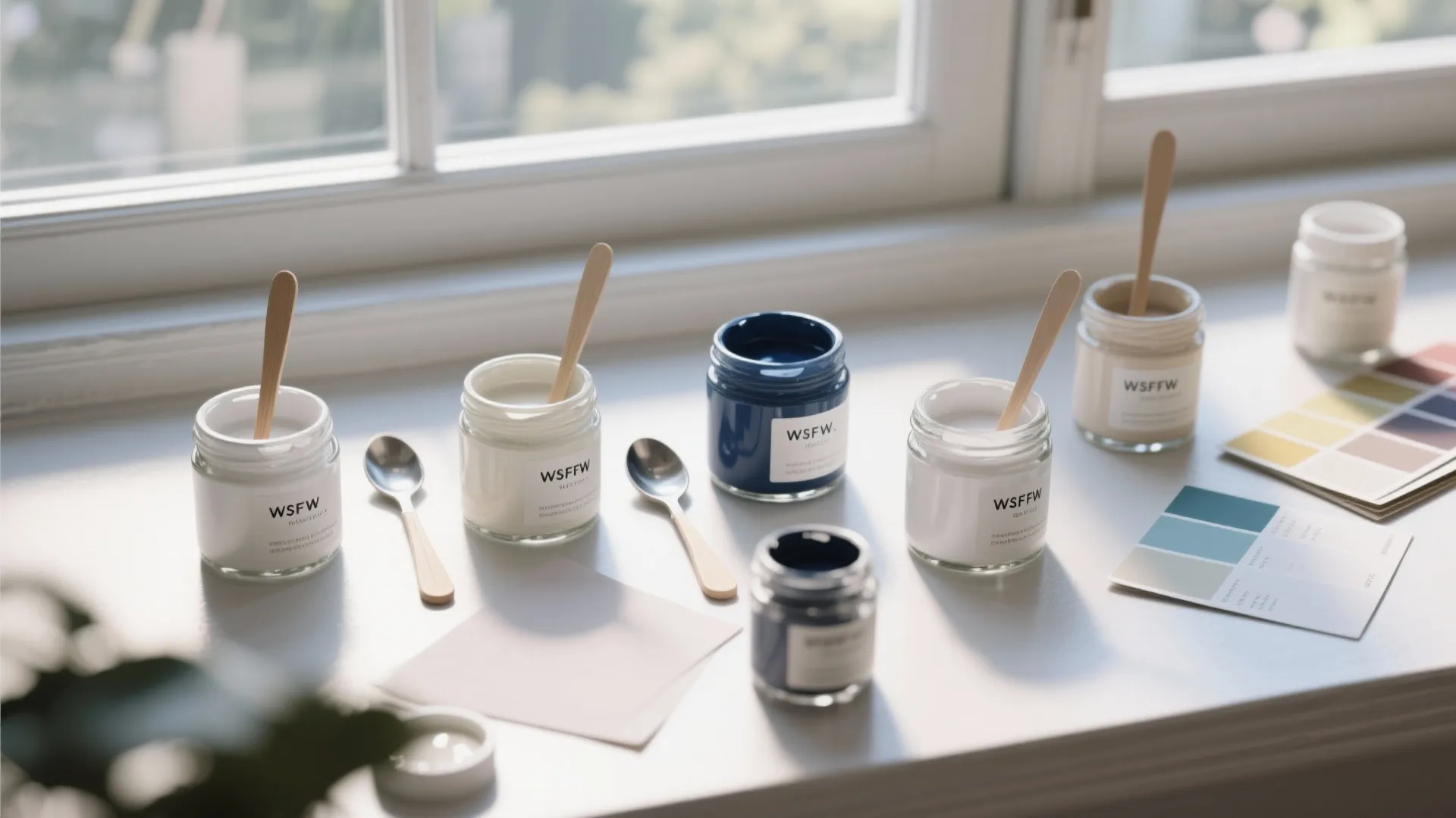 4. Sample pots and mini mixing tools