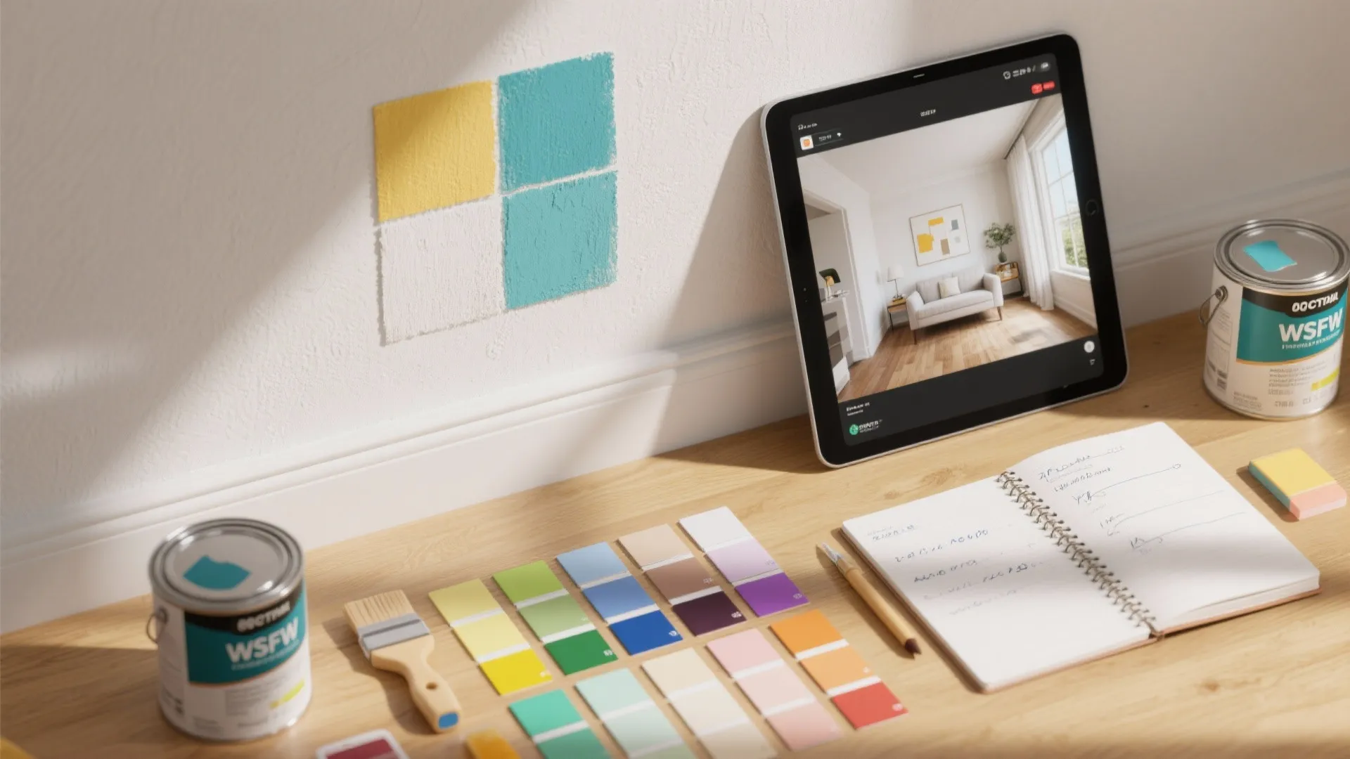 5. Use Samples and Virtual Mockups Before Buying Gallons