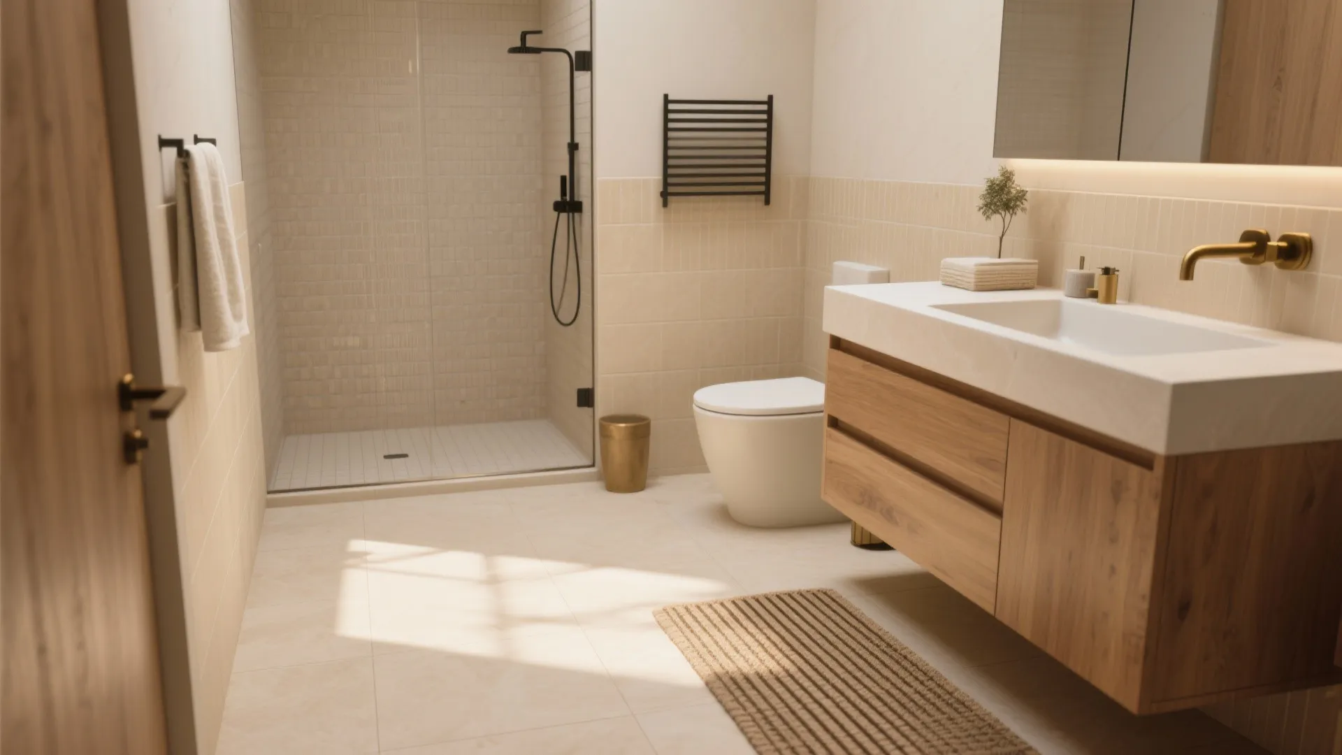 Sand Beige with Warm Wood Notes