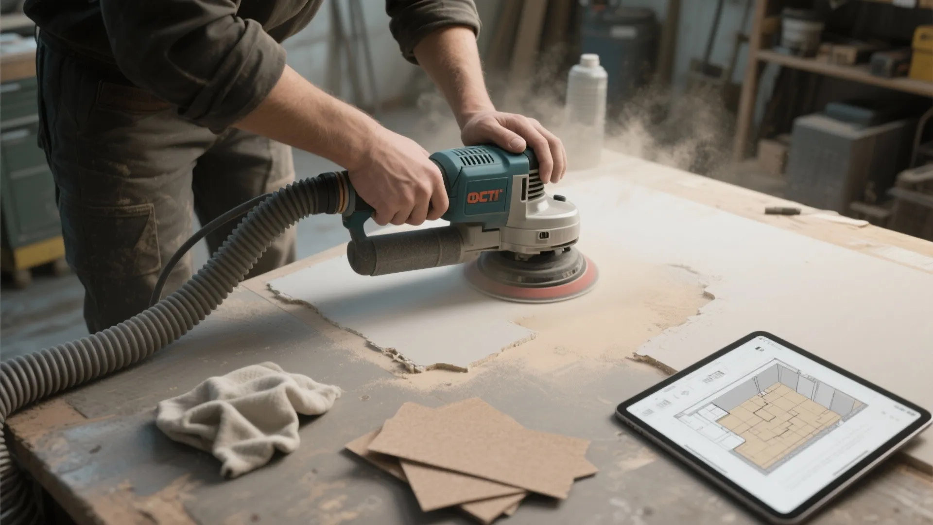 3. Sand and degloss where needed