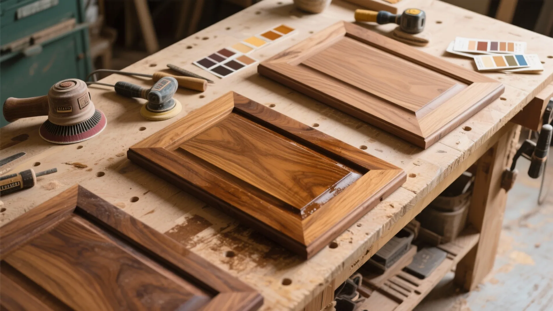 1. Sand and Re-stain for a Richer Tone