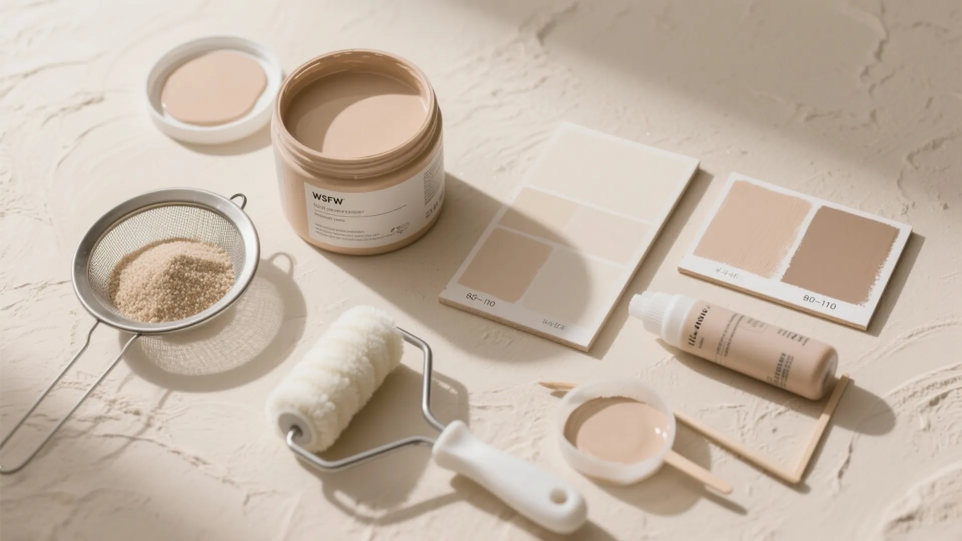 Subtle Sand Texture with Two-Tone Wash