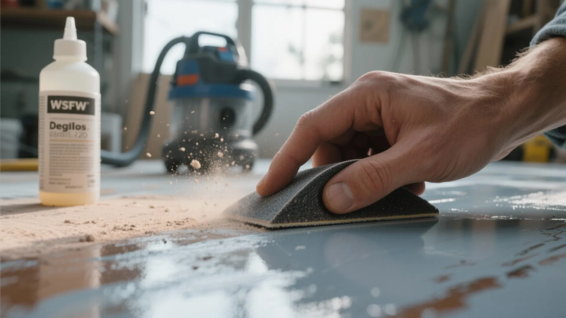 2. Sand smart: feather edges and dull glossy finishes