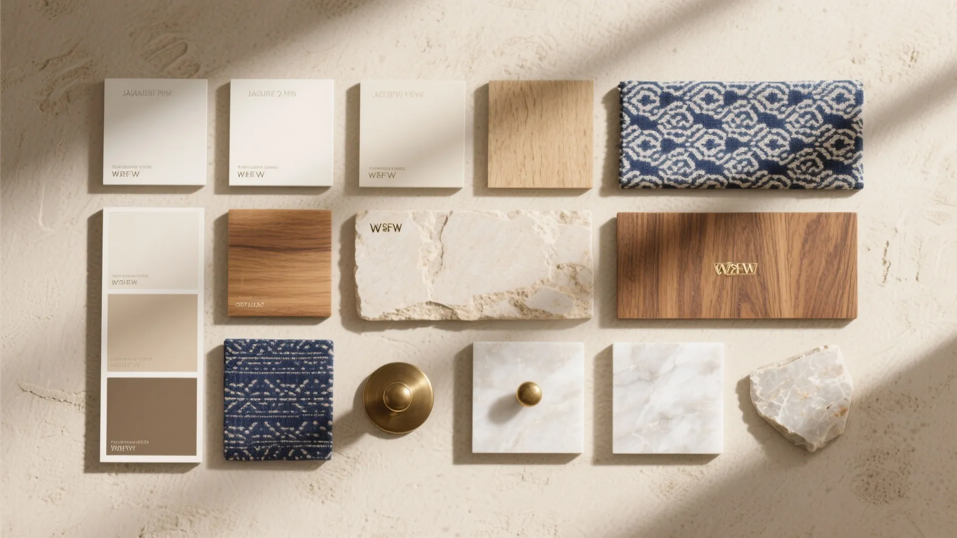 Sandstone Neutrals with Jaipur Indigo Accents