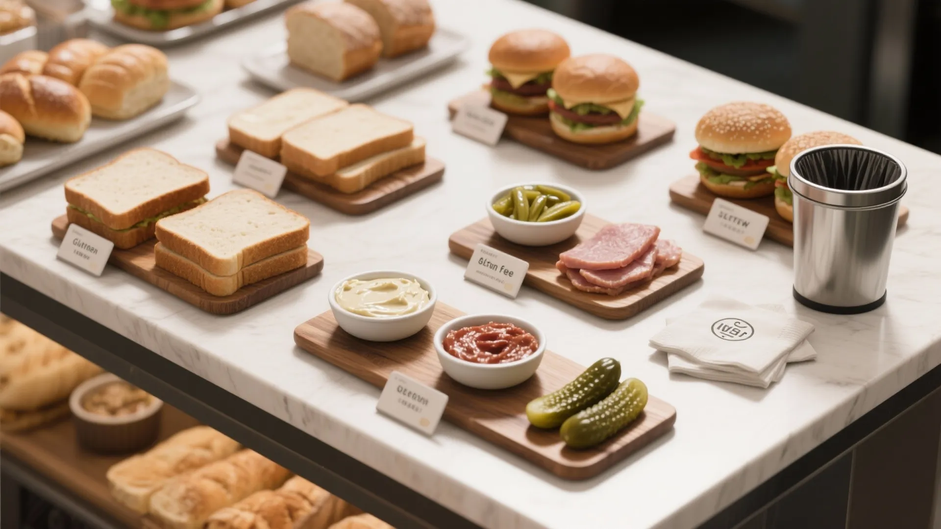 4. DIY Sandwich & Slider Station