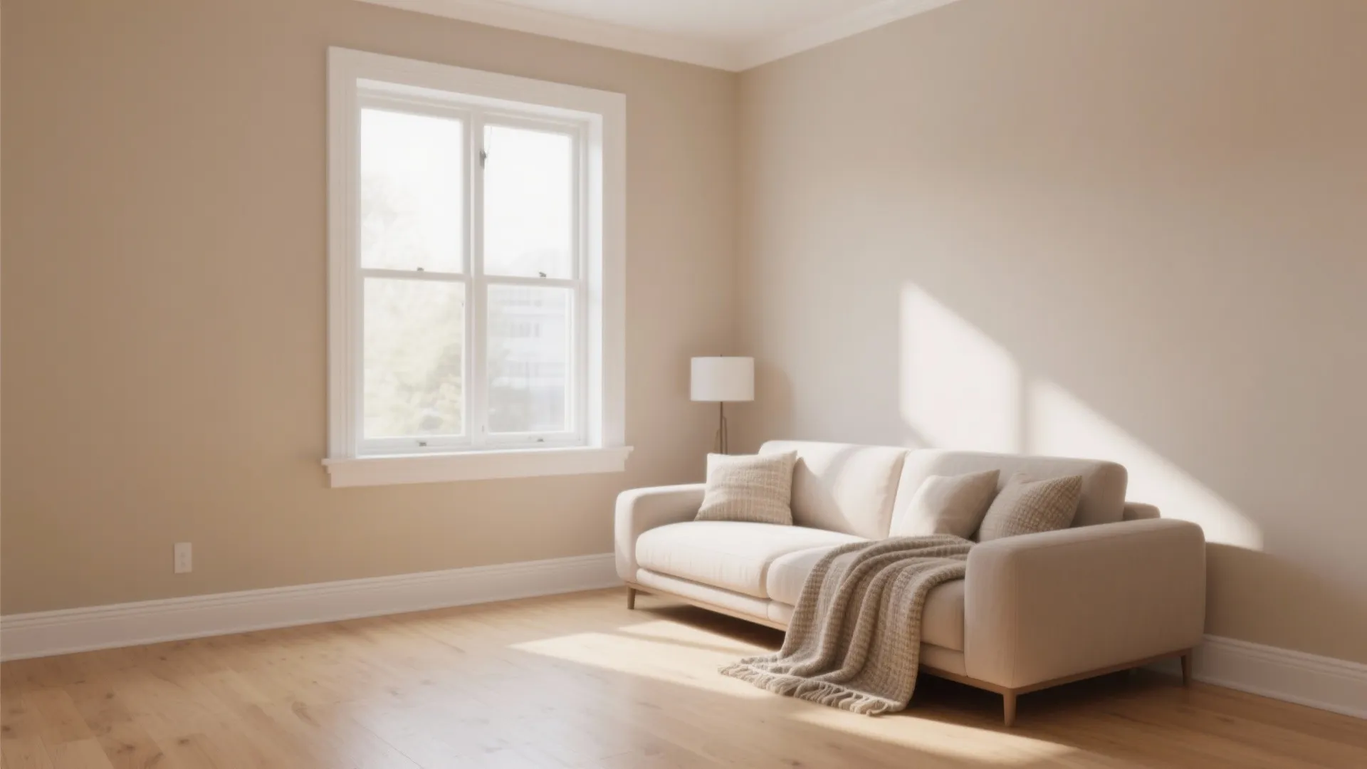 1. Light Sandy Tan for Airy Spaces