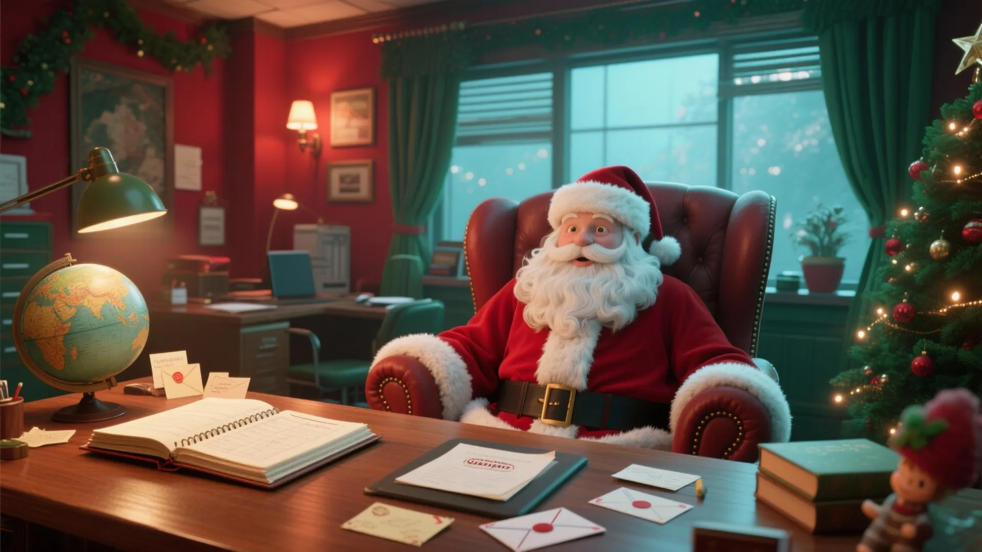 10. Santa’s Command Center