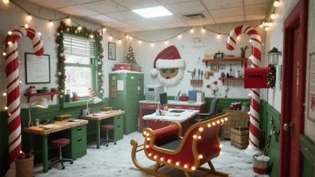 10 Santa’s Workshop Office Decorating Ideas