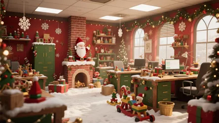 10 Santa’s Workshop Ideas for Your Office