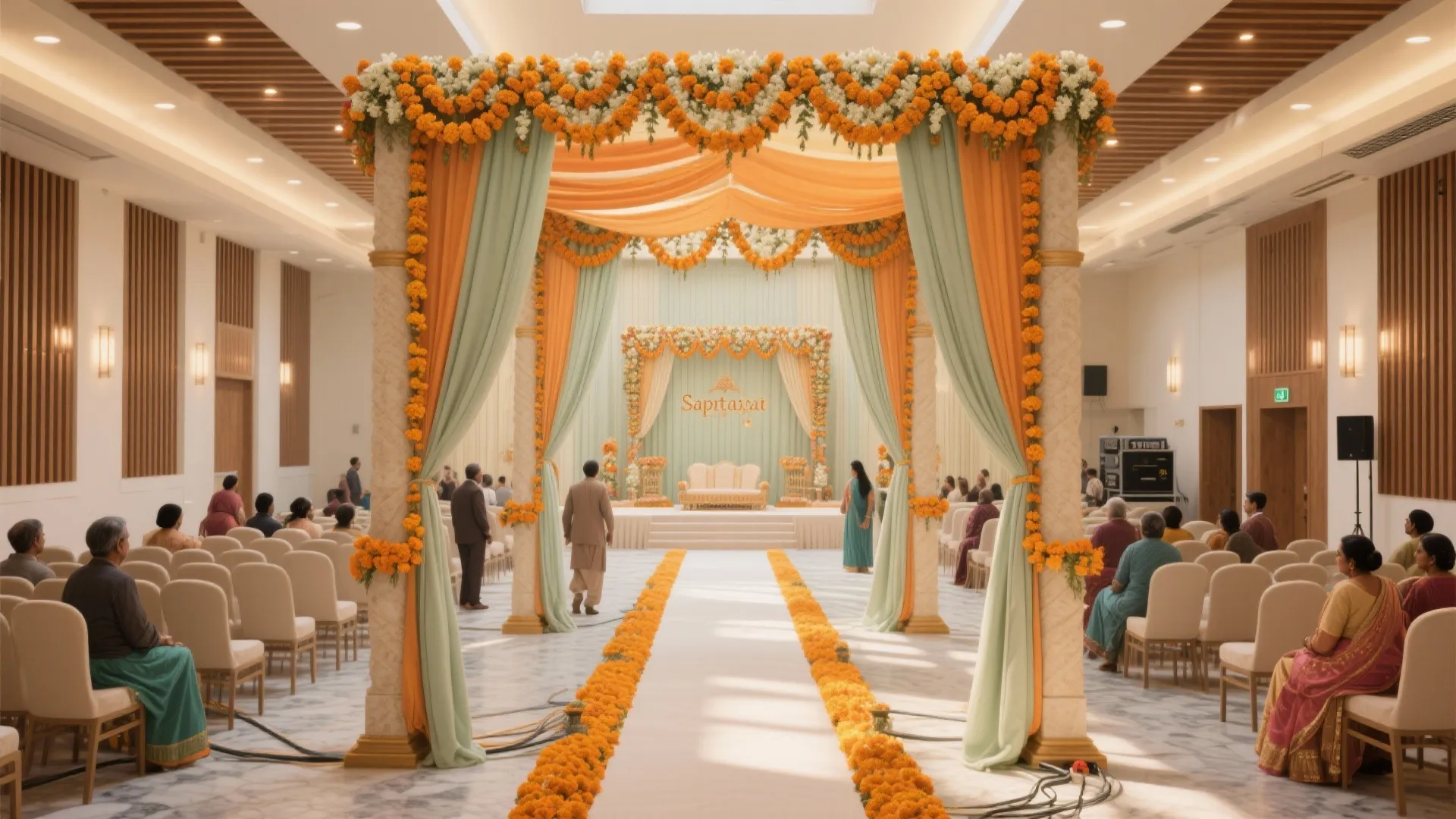 Saptapadi Marriage Hall Design: Create the Perfect Venue: Fast-Track Guide to Elegant Saptapadi Marriage Hall Spaces