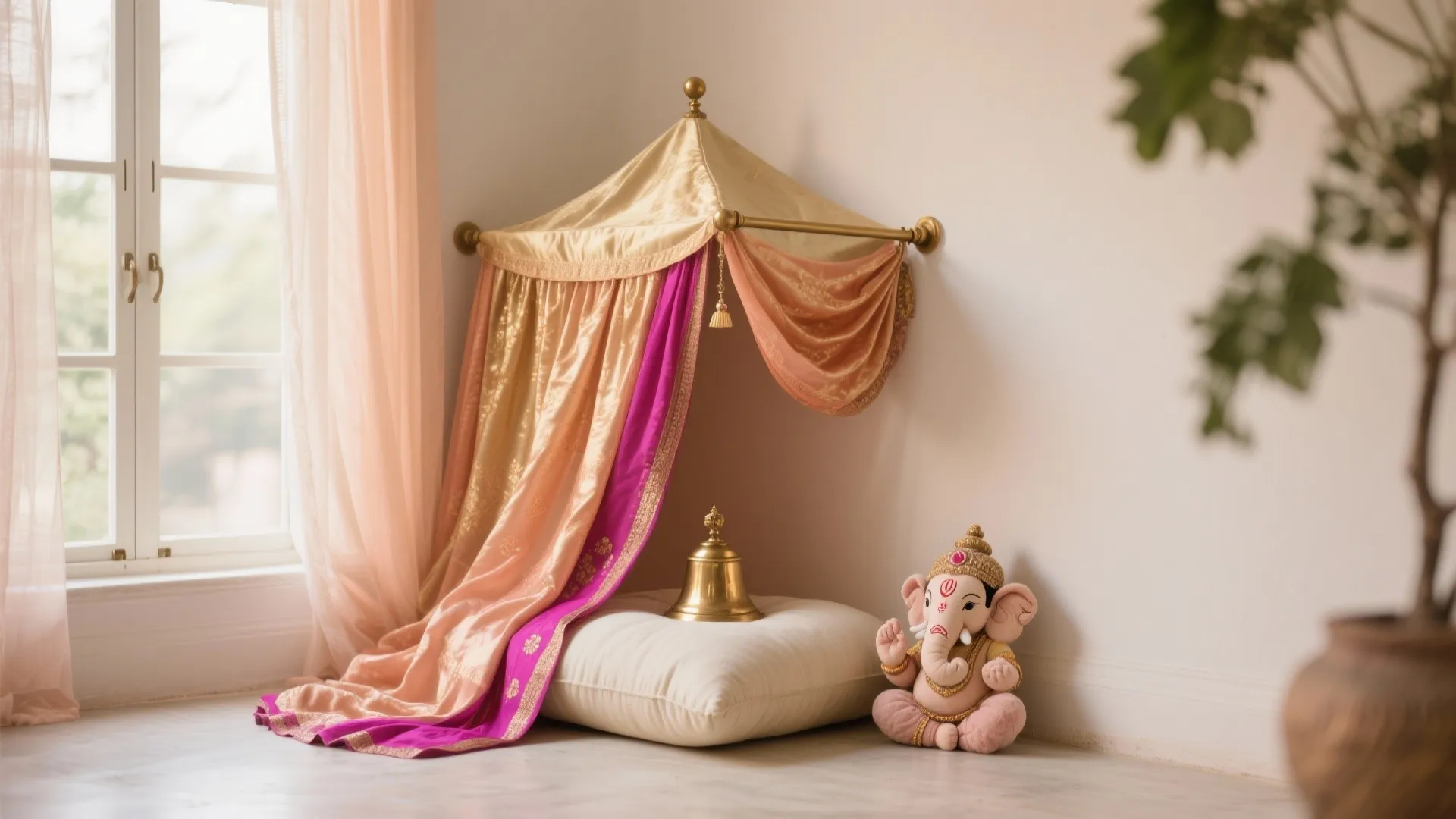 Tip 2: Saree Canopy Corner