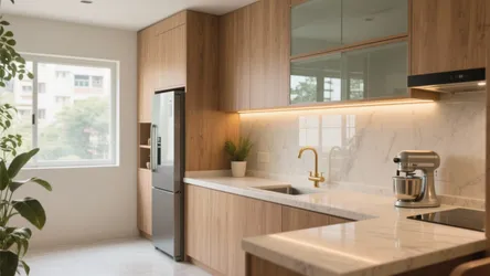 2 BHK Flat in Sarjapur Road: 5 Smart Kitchen Design Ideas