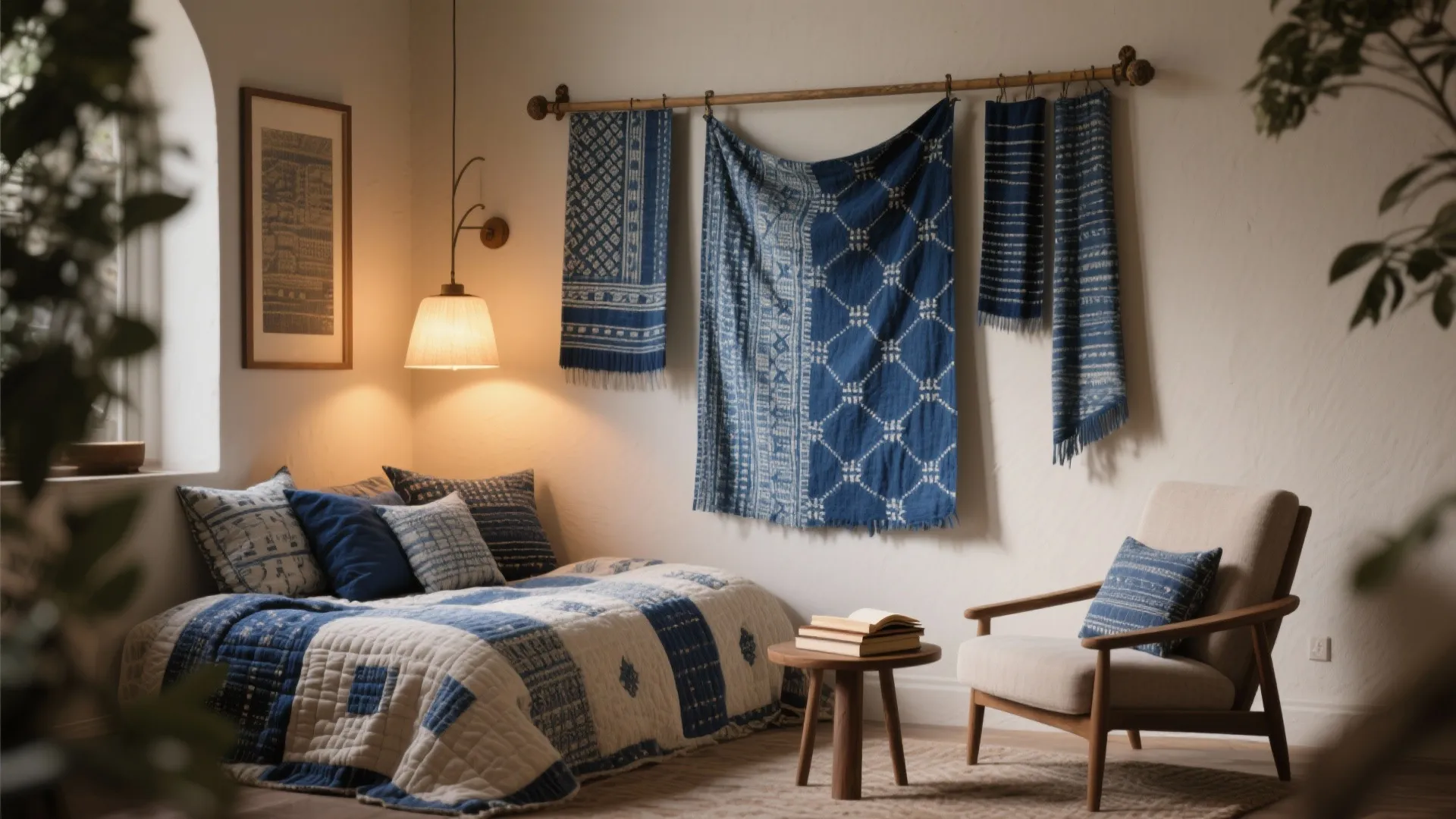 Textured Sashiko and Kantha Layers