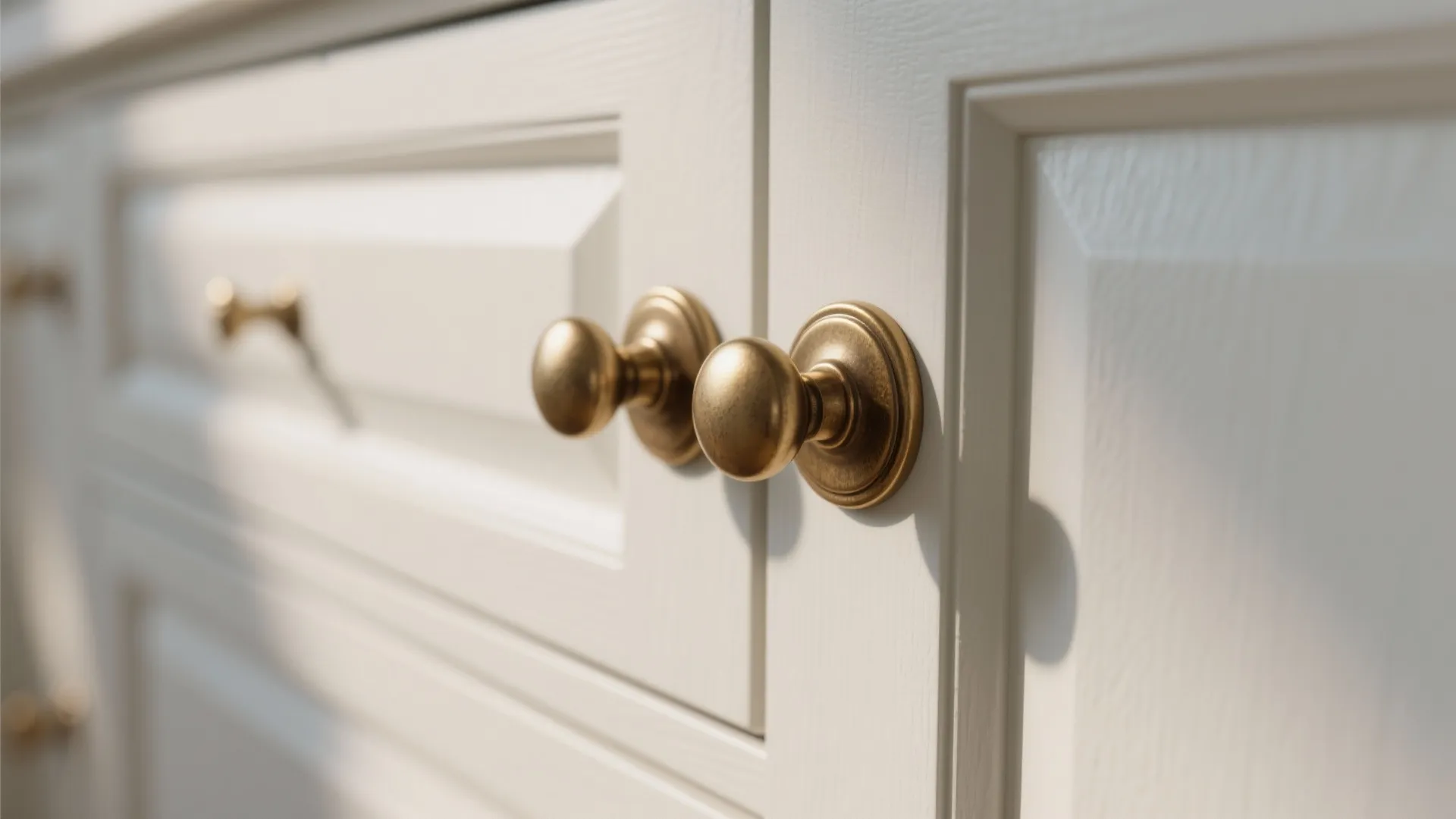 1. Satin Brass for Warm Contrast