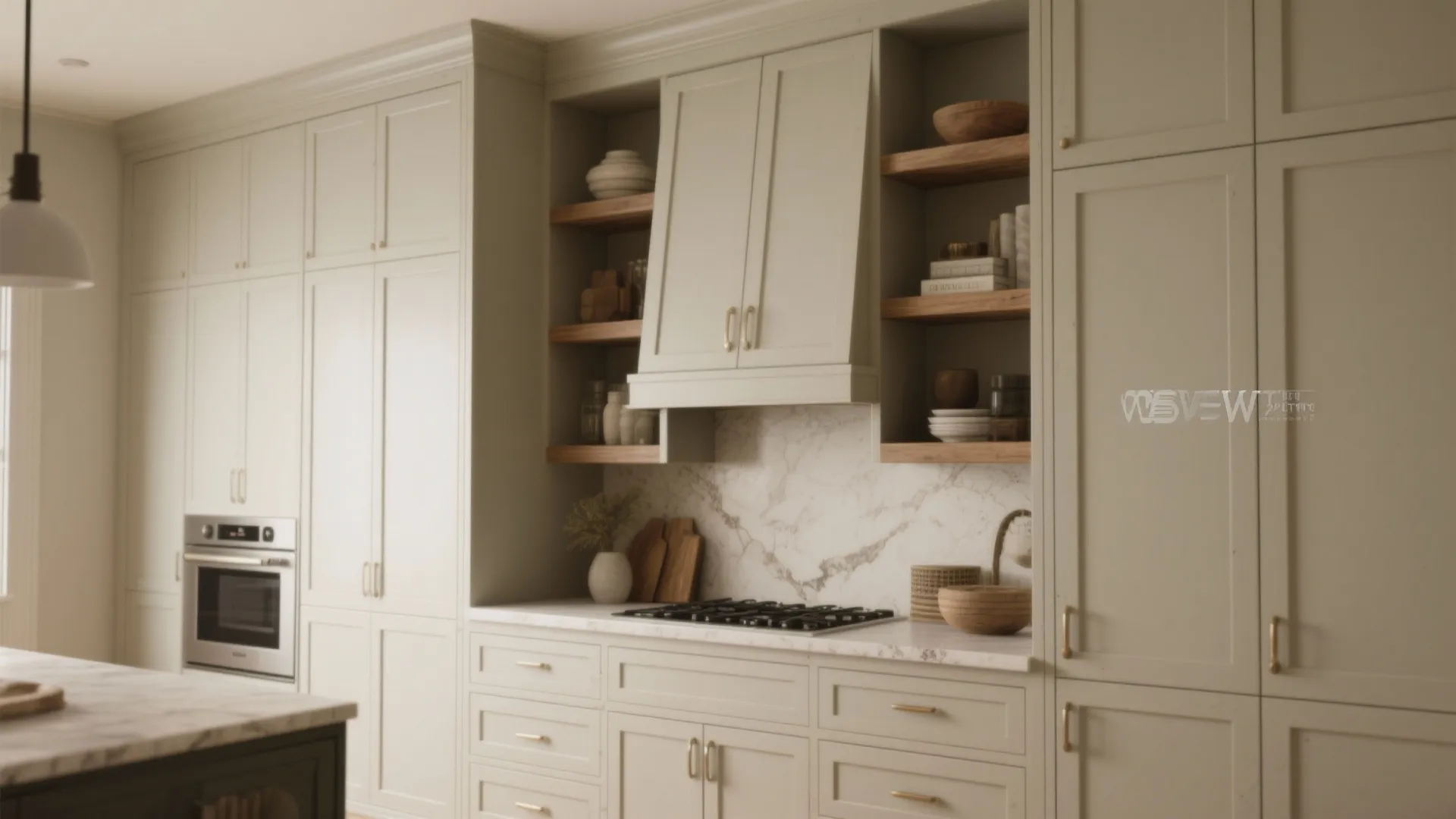 4. Paint Built-ins and Cabinets with Satin