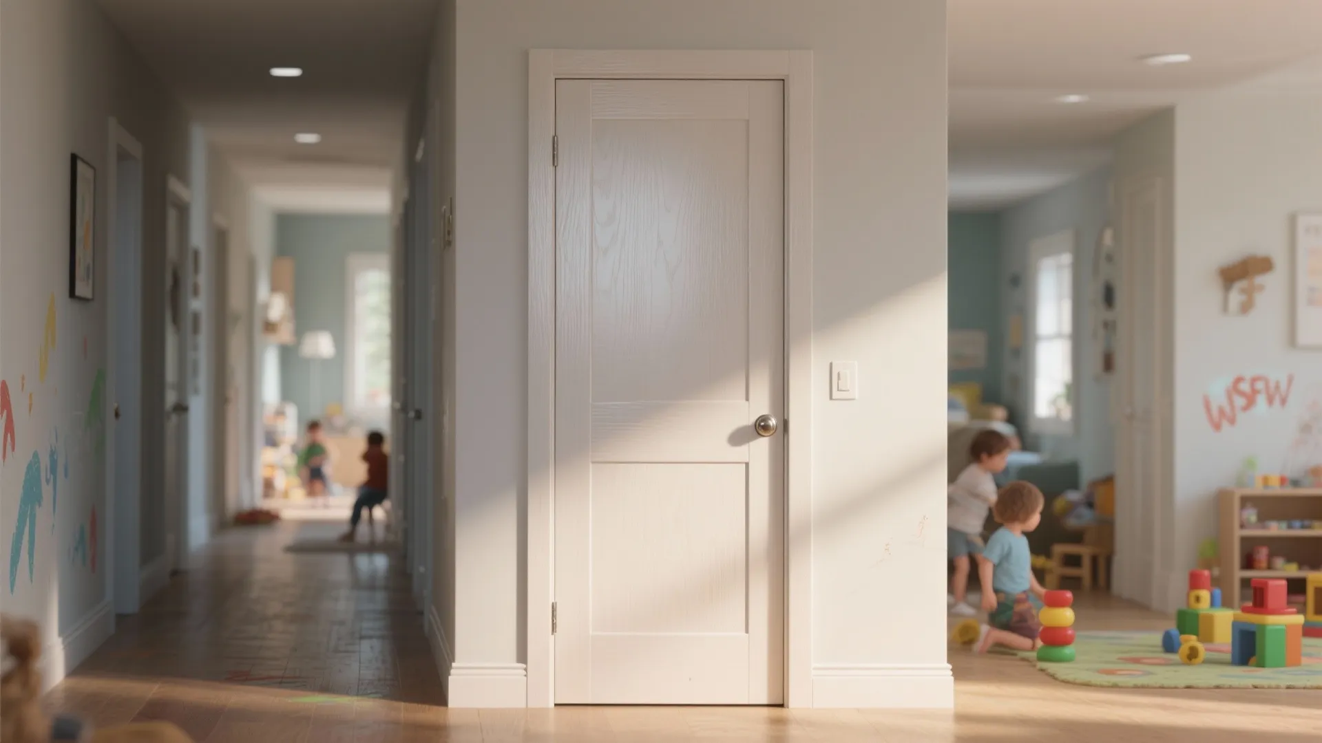 1. Satin finish for durability and forgiving touch-ups