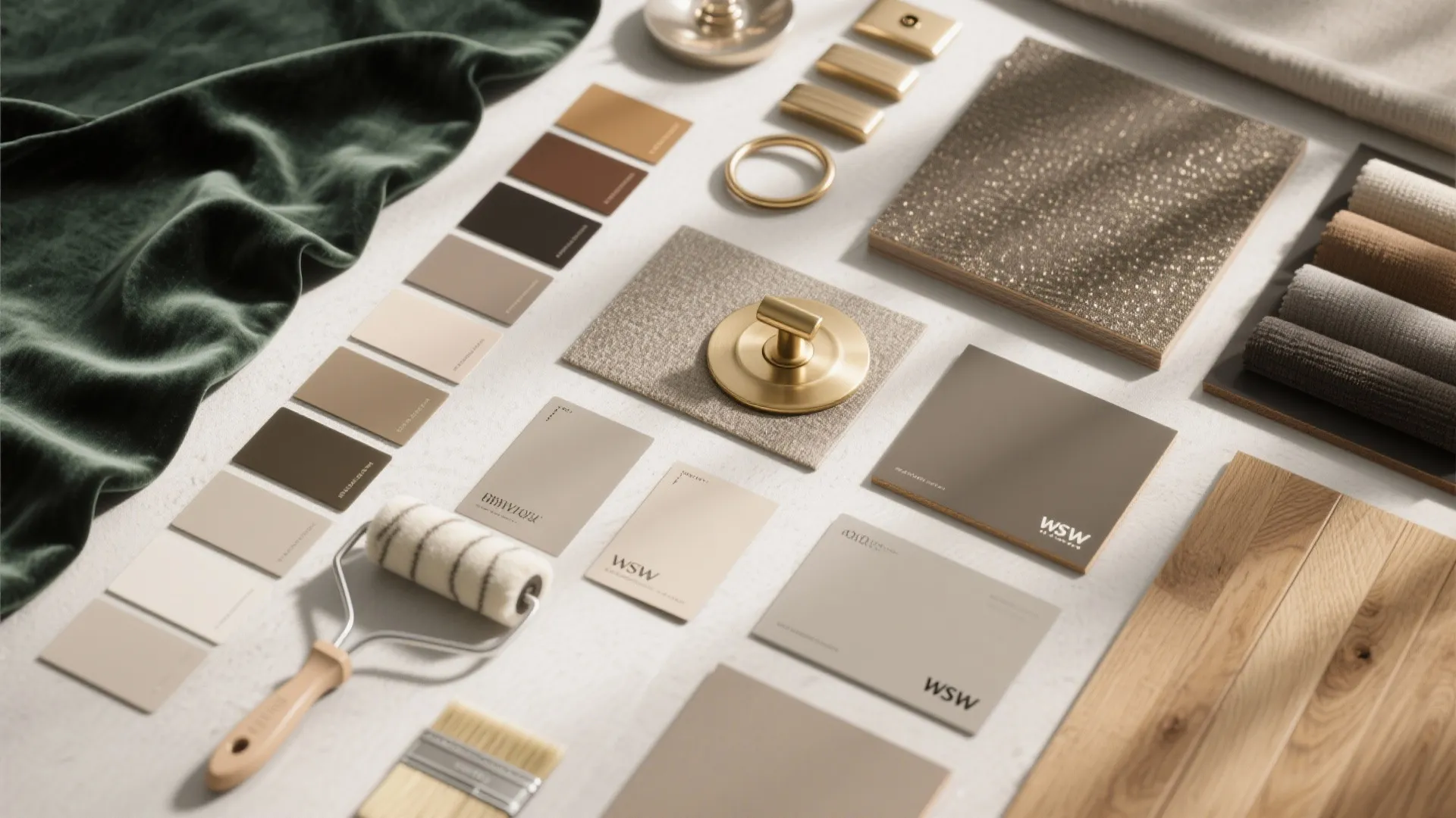 4. Mix Satin with Upholstery and Metal Finishes