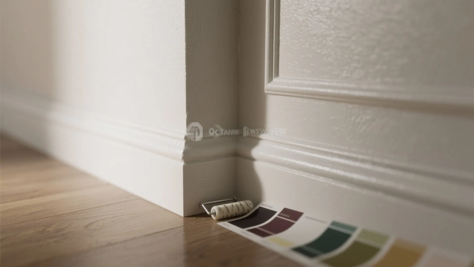 2. Pair Satin Walls with Matte Trim for Depth