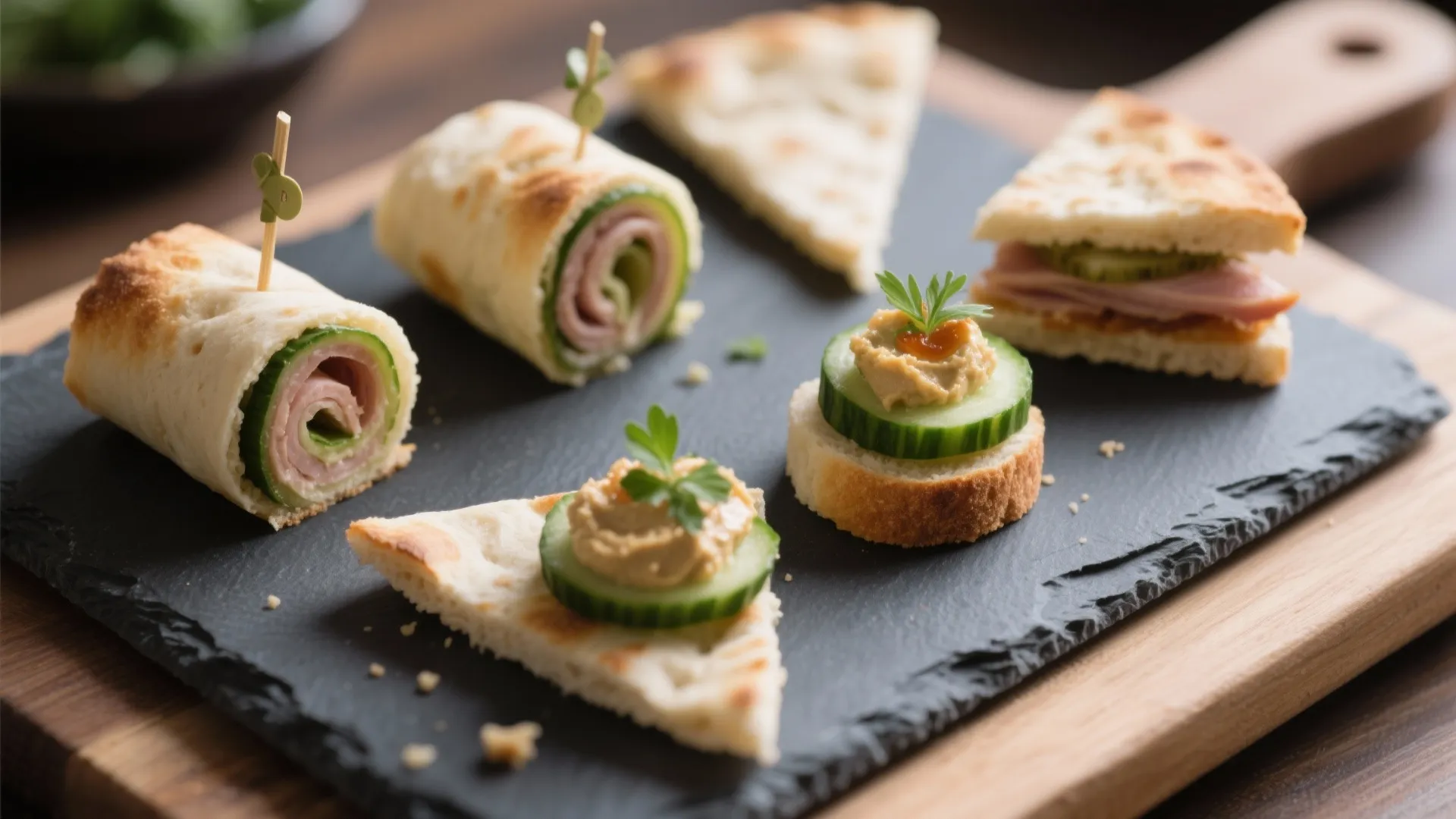 3. Savory Mini Bites & Finger Sandwiches