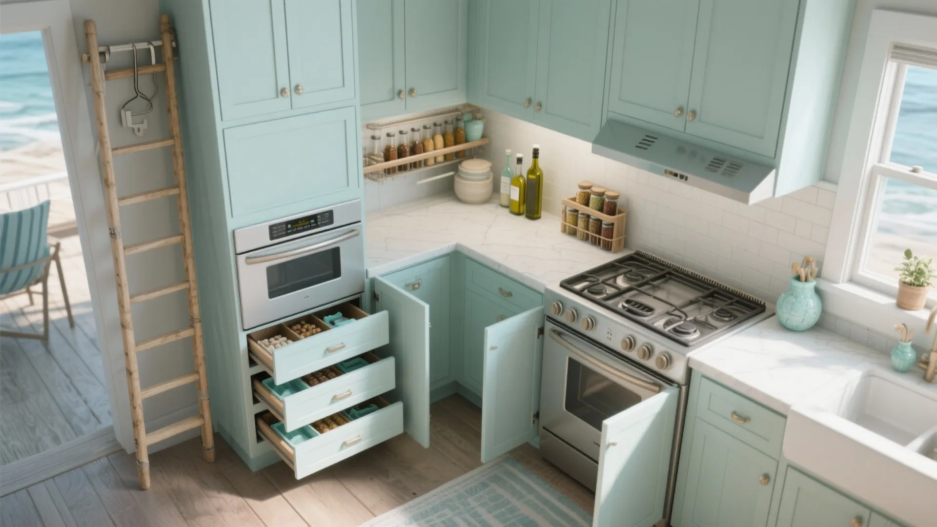 4) Space‑savvy storage that hides the mess