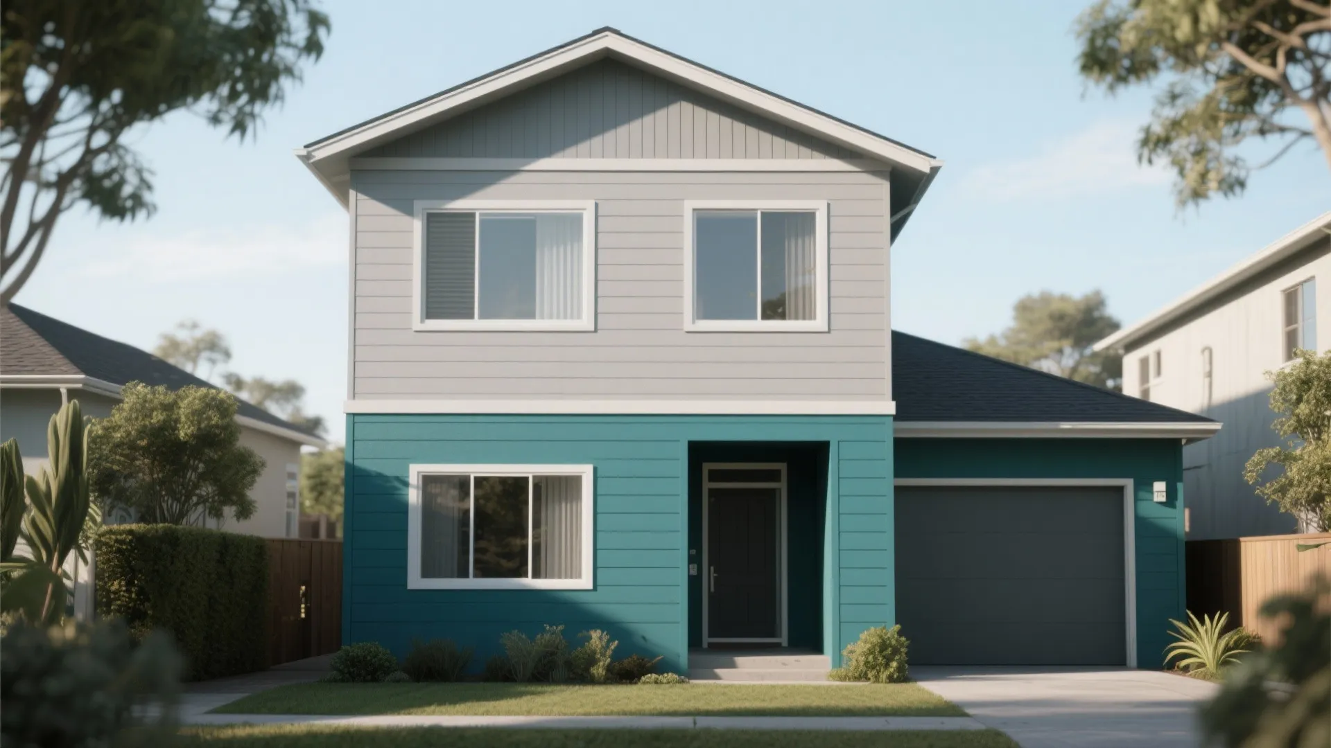 3. Play with Scale: Lighter Upper, Darker Lower