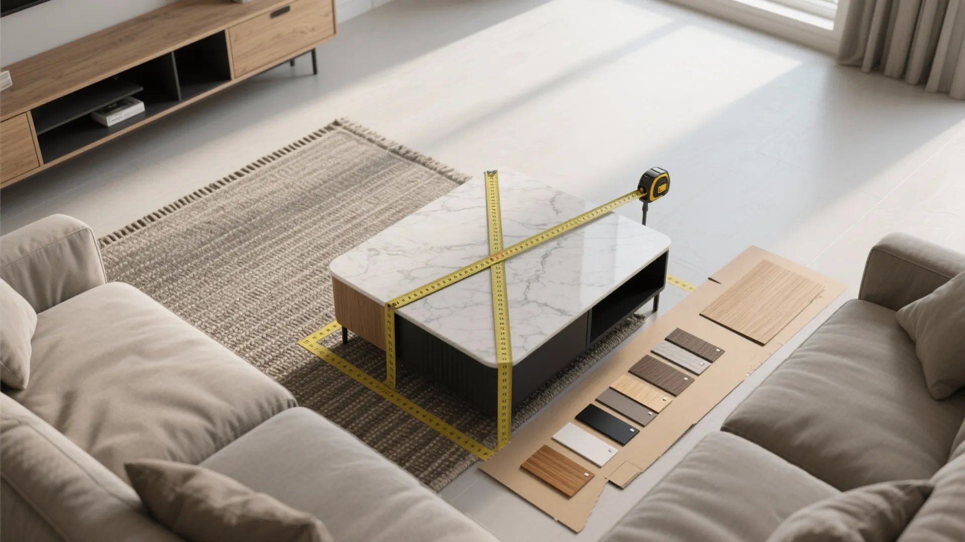 How to pick the right corner table height, scale, and finish