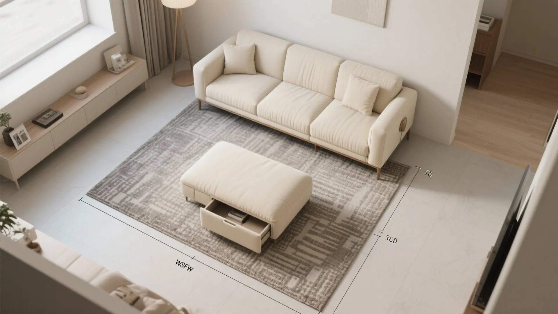 5. Multipurpose Furniture and Scale Control