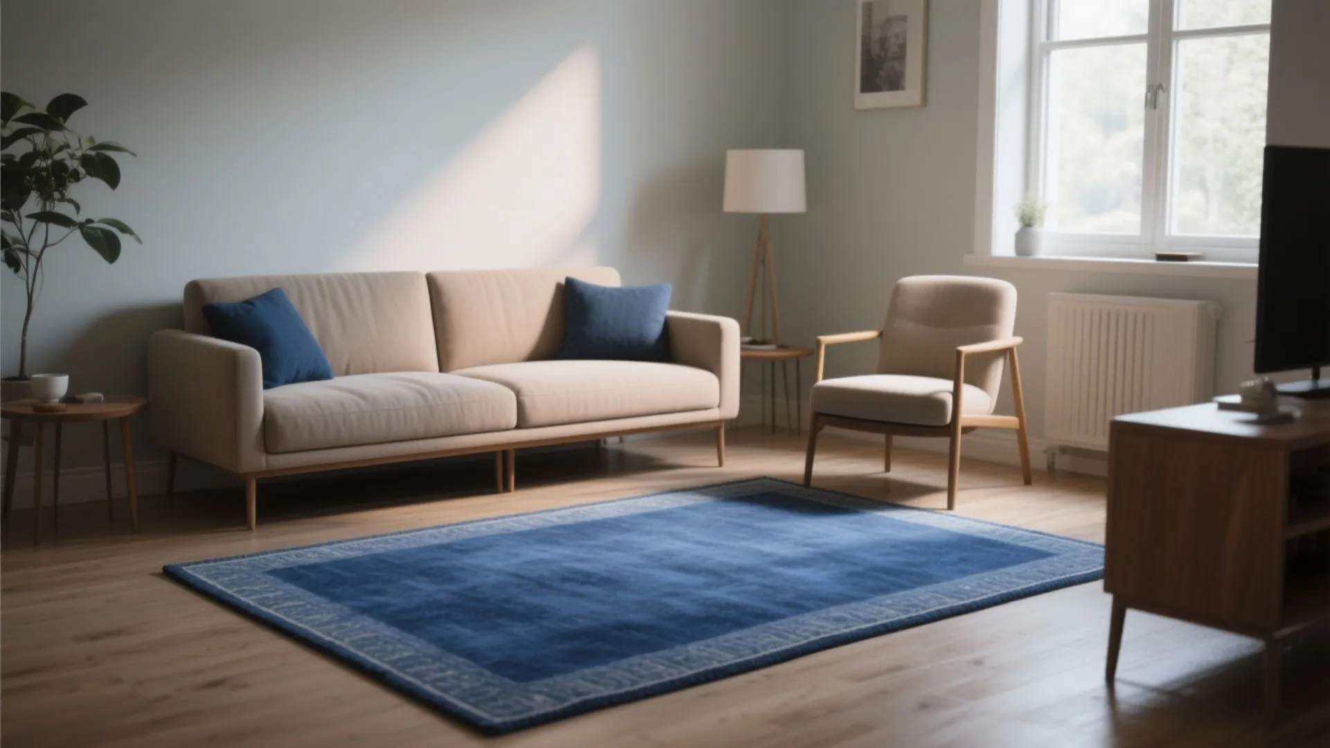 3. Use scale to make small rooms feel larger