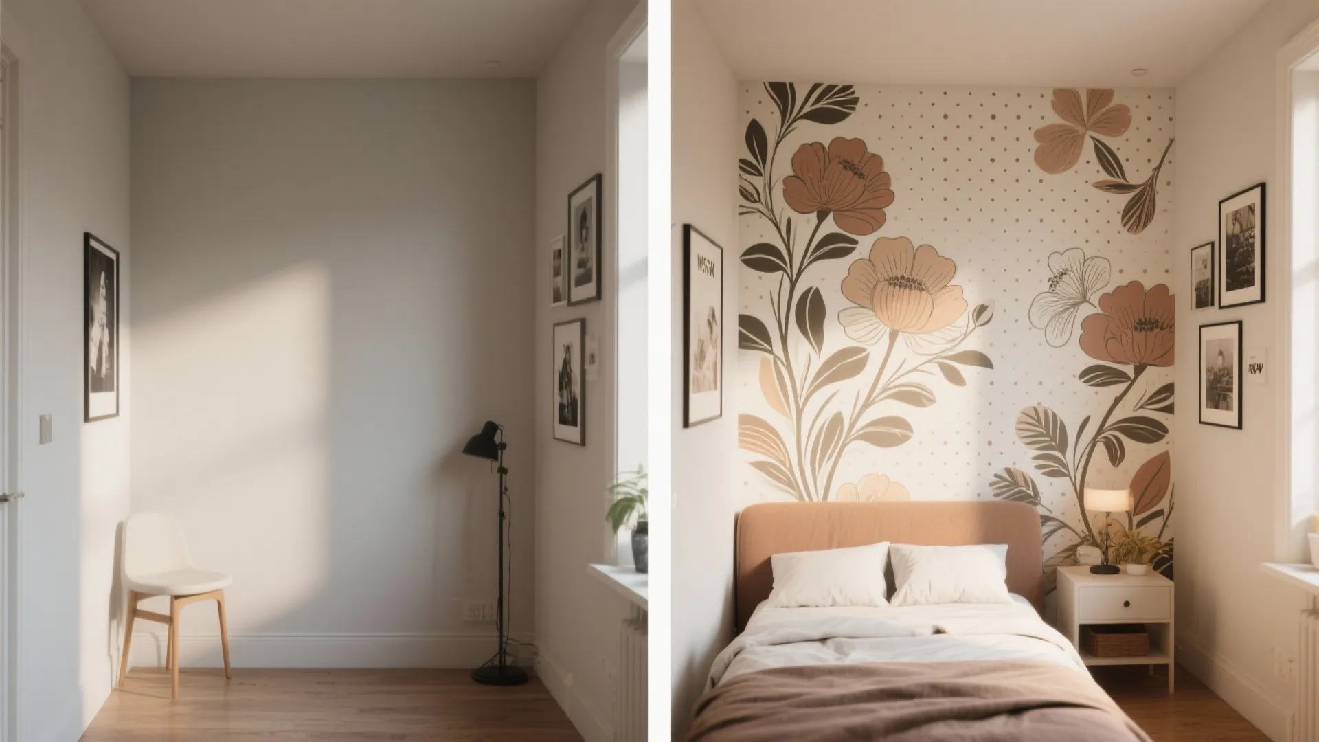 5. Scale-mix stencils for small rooms with big personality