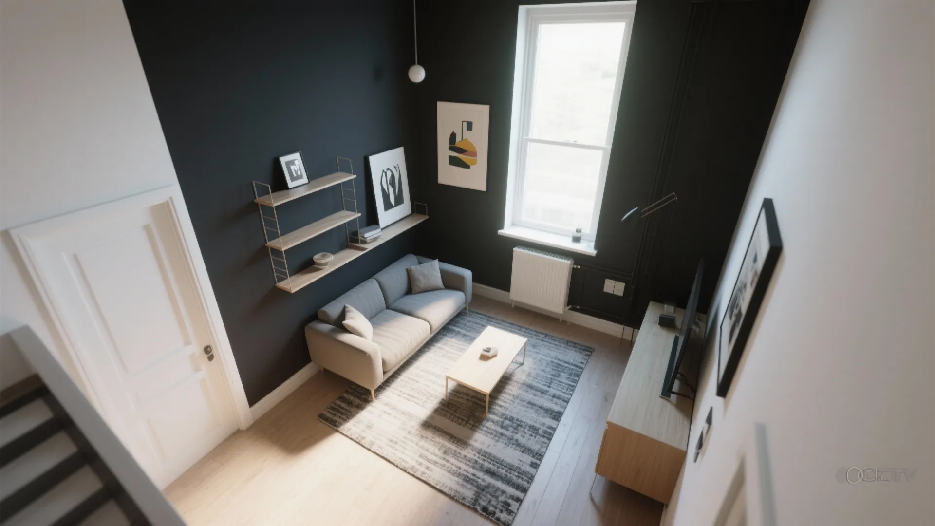 4. Use scale and placement to open the space