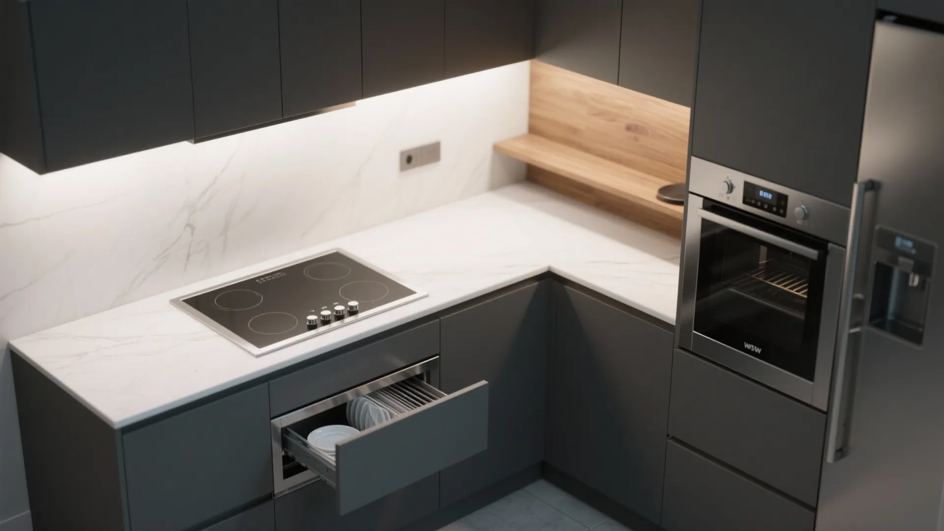 4. Scale appliances and pick integrated pieces