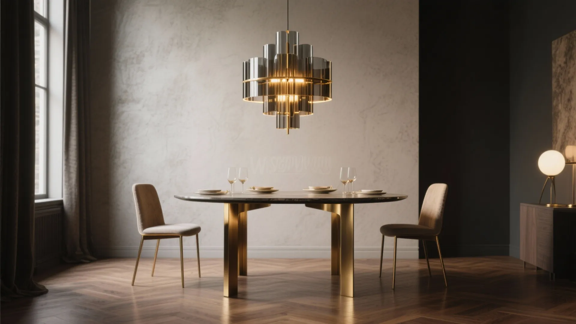 Scaled Statement Chandelier