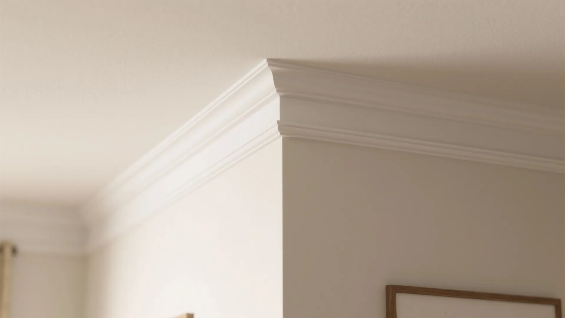 Scaled Crown Molding That Lifts Low Ceilings