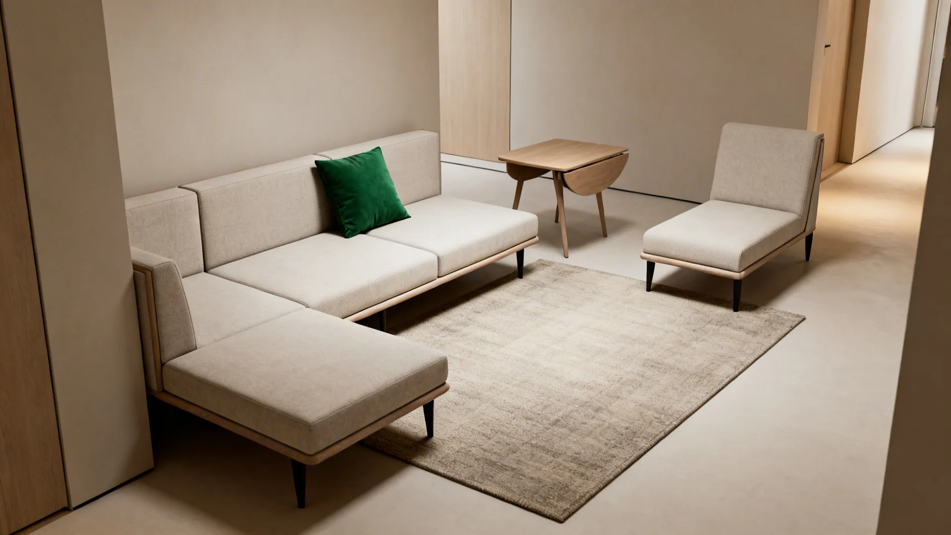 5. Flexible, Scaled Furniture