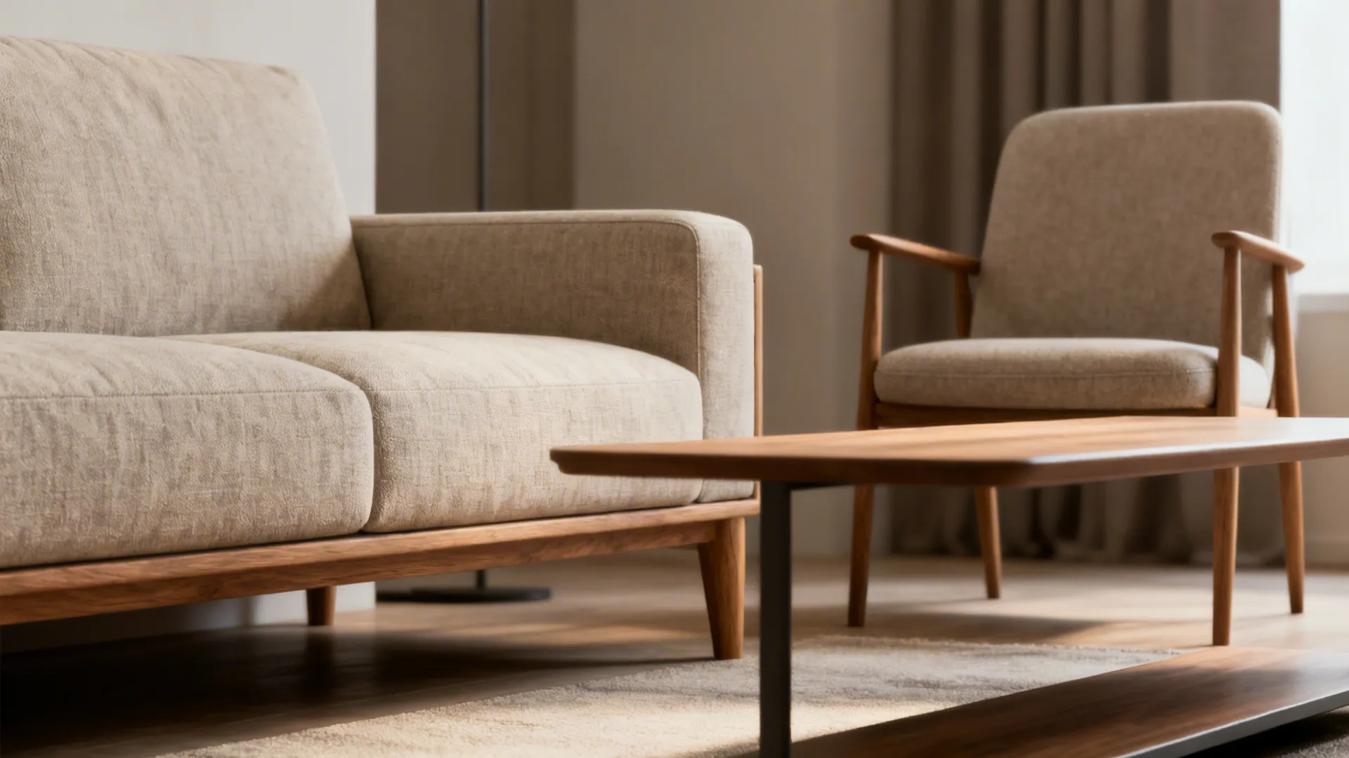 2. Choose scaled furniture, not tiny furniture