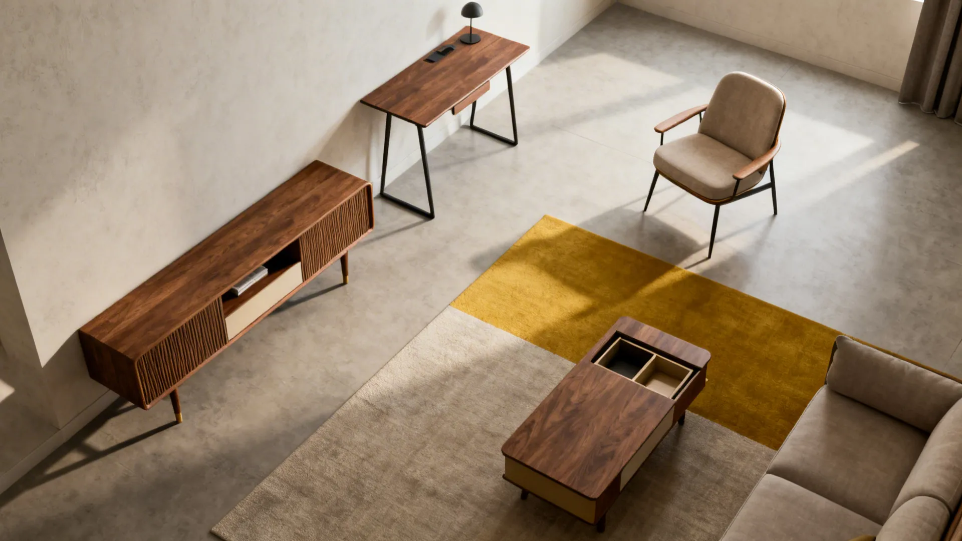 3. Select Scaled Furniture with Multifunction in Mind